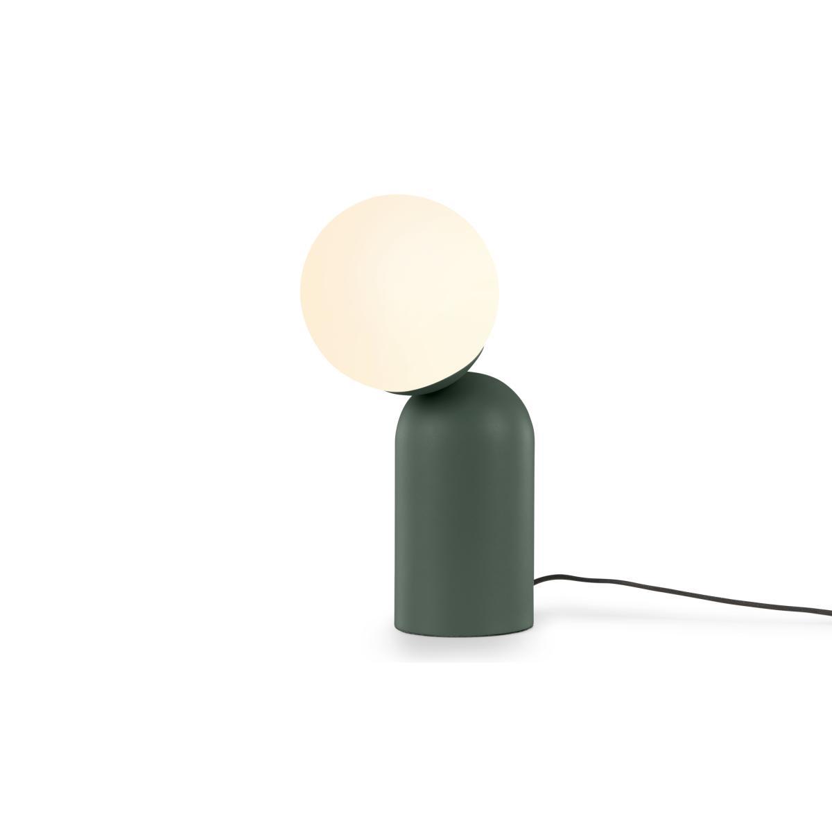 Vetro Table Lamp, Peacock Green and Opal Glass – image 3