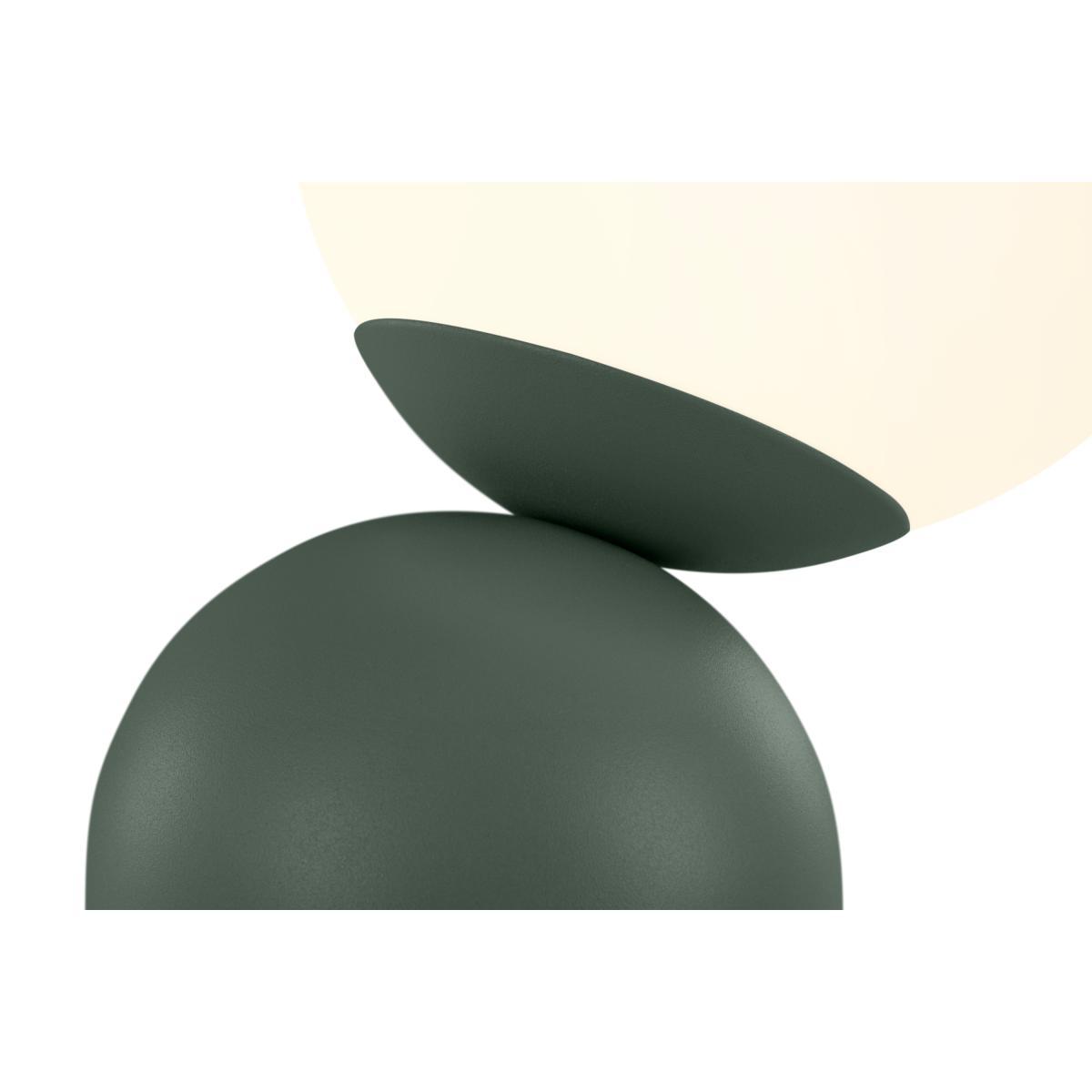 Vetro Table Lamp, Peacock Green and Opal Glass – image 5