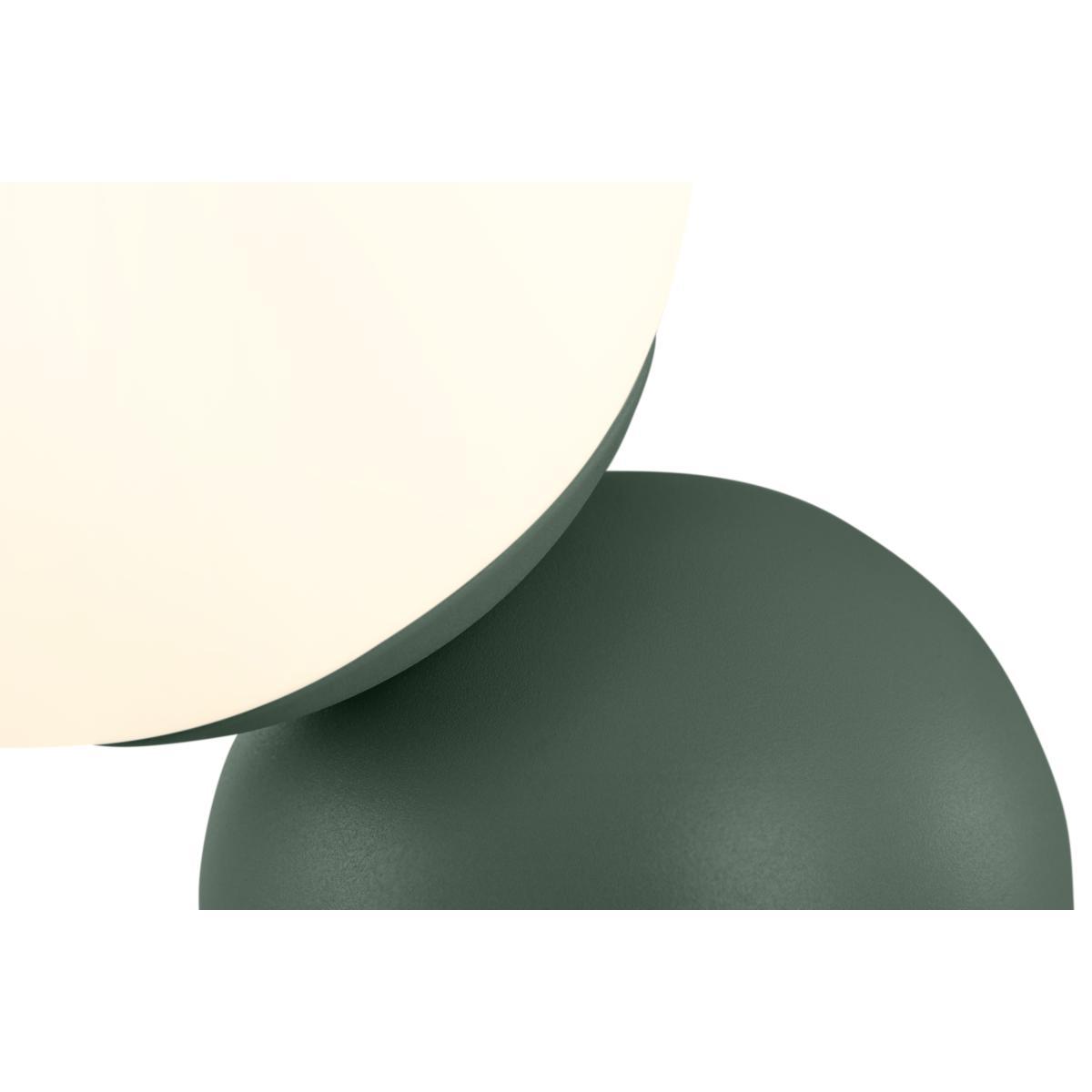 Vetro Table Lamp, Peacock Green and Opal Glass – image 7