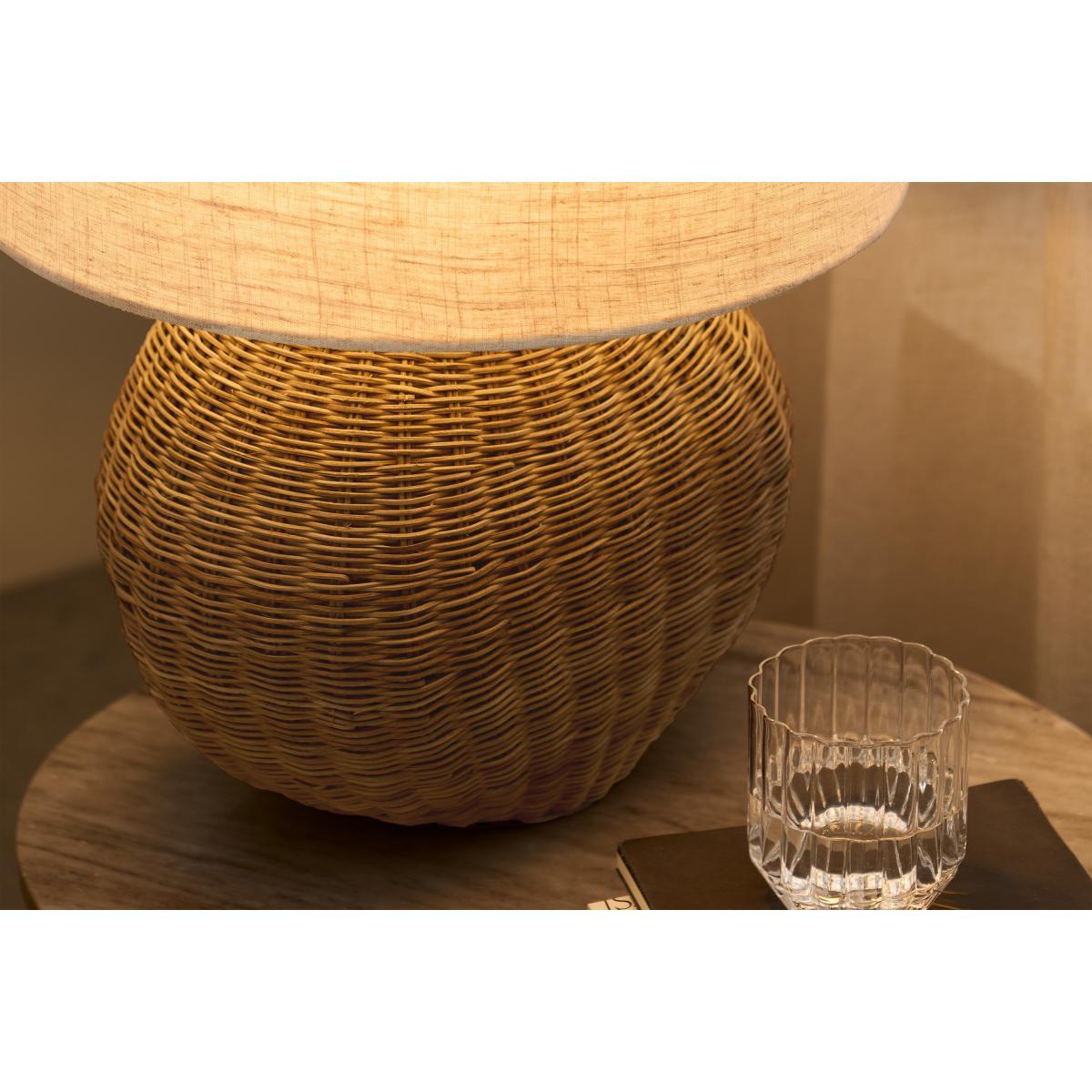 Georgia Table Light, Natural Rattan – image 5