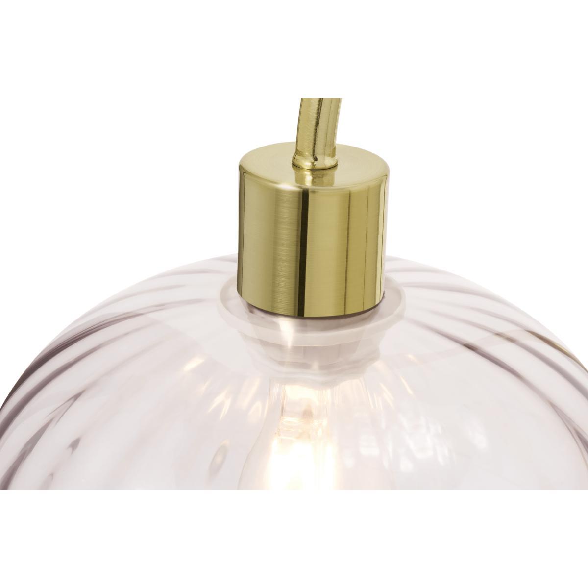 Tilbury Table Light, Blush, Grey & Antique Brass – image 5
