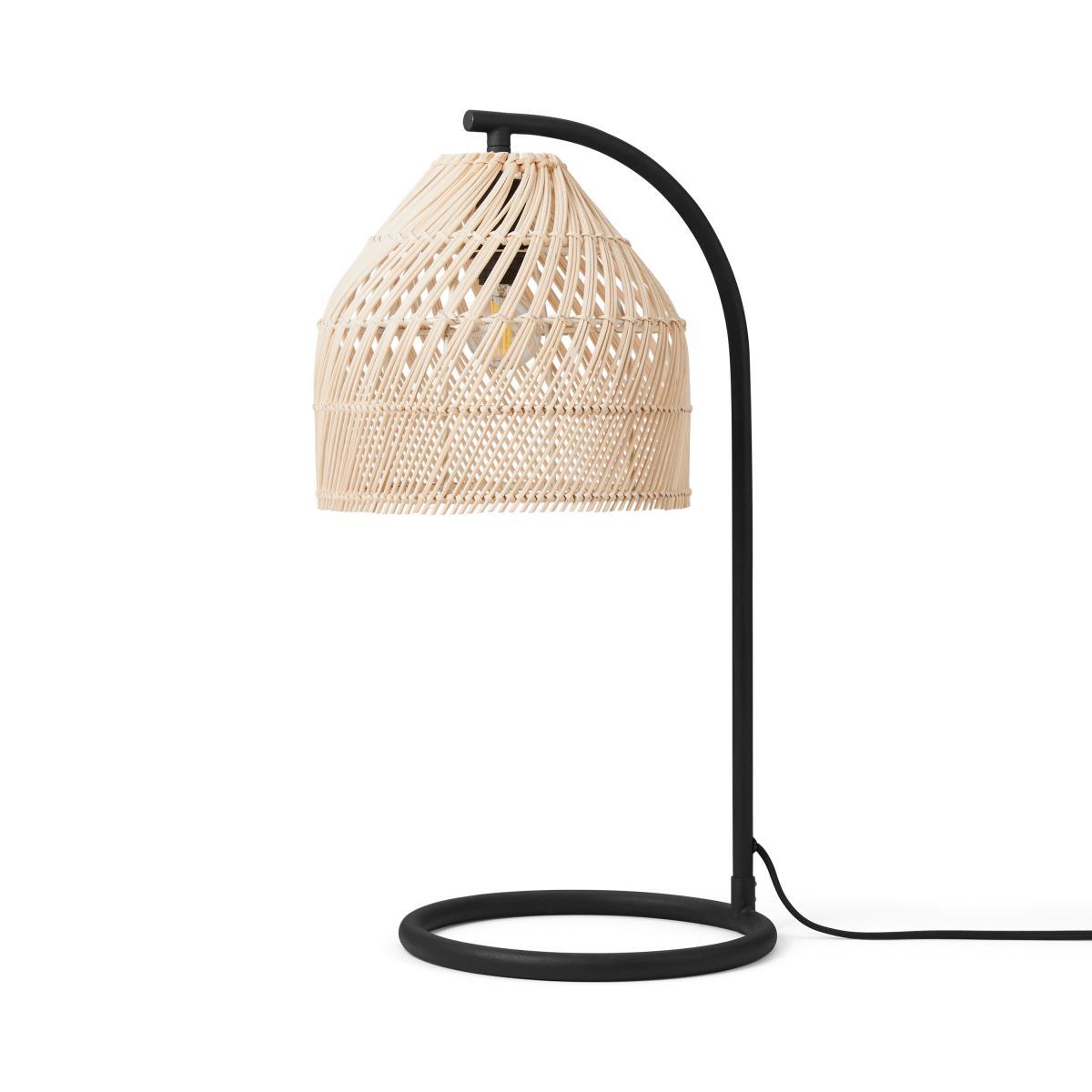 Java Overreach Table Lamp, Natural Rattan – image 2