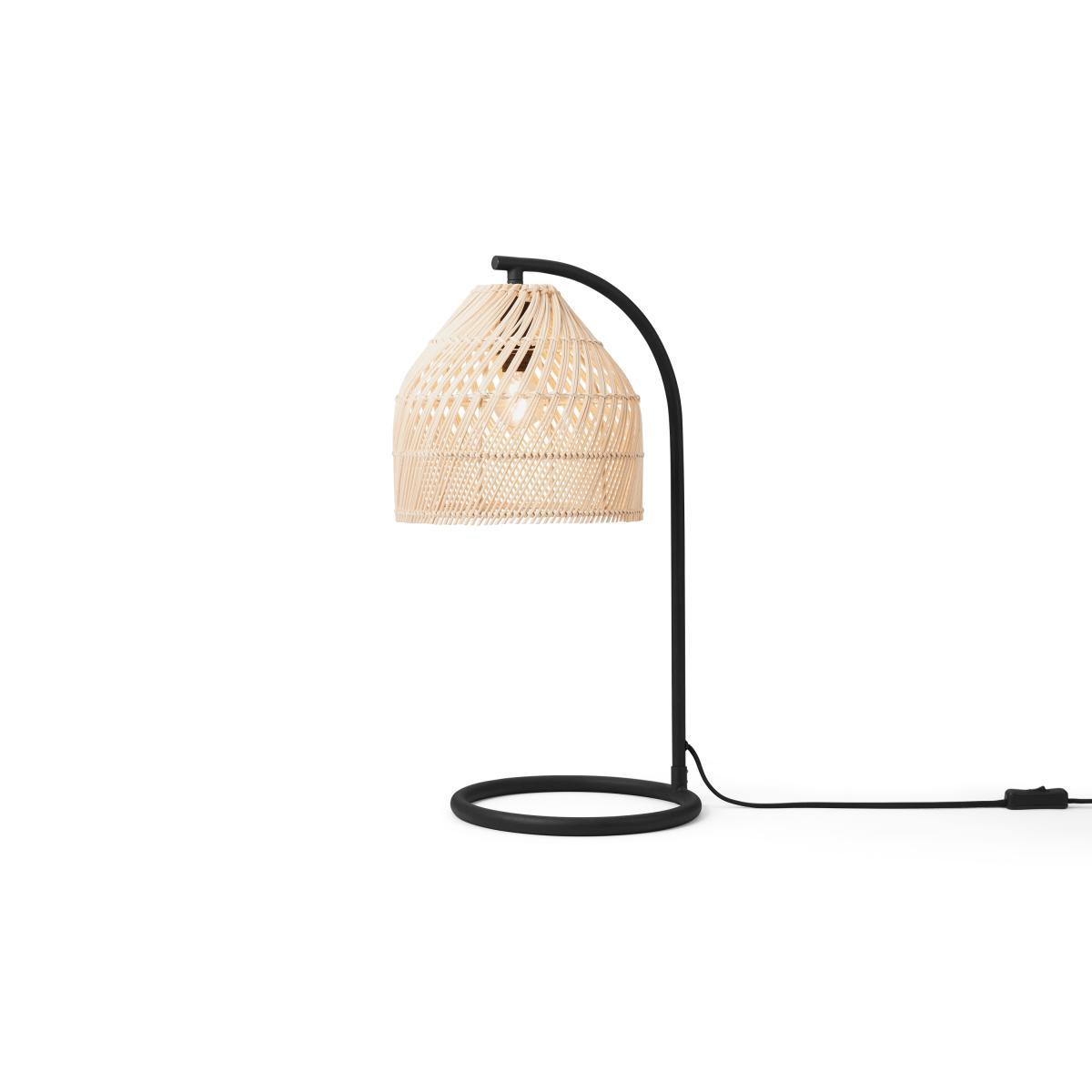 Java Overreach Table Lamp, Natural Rattan – image 3