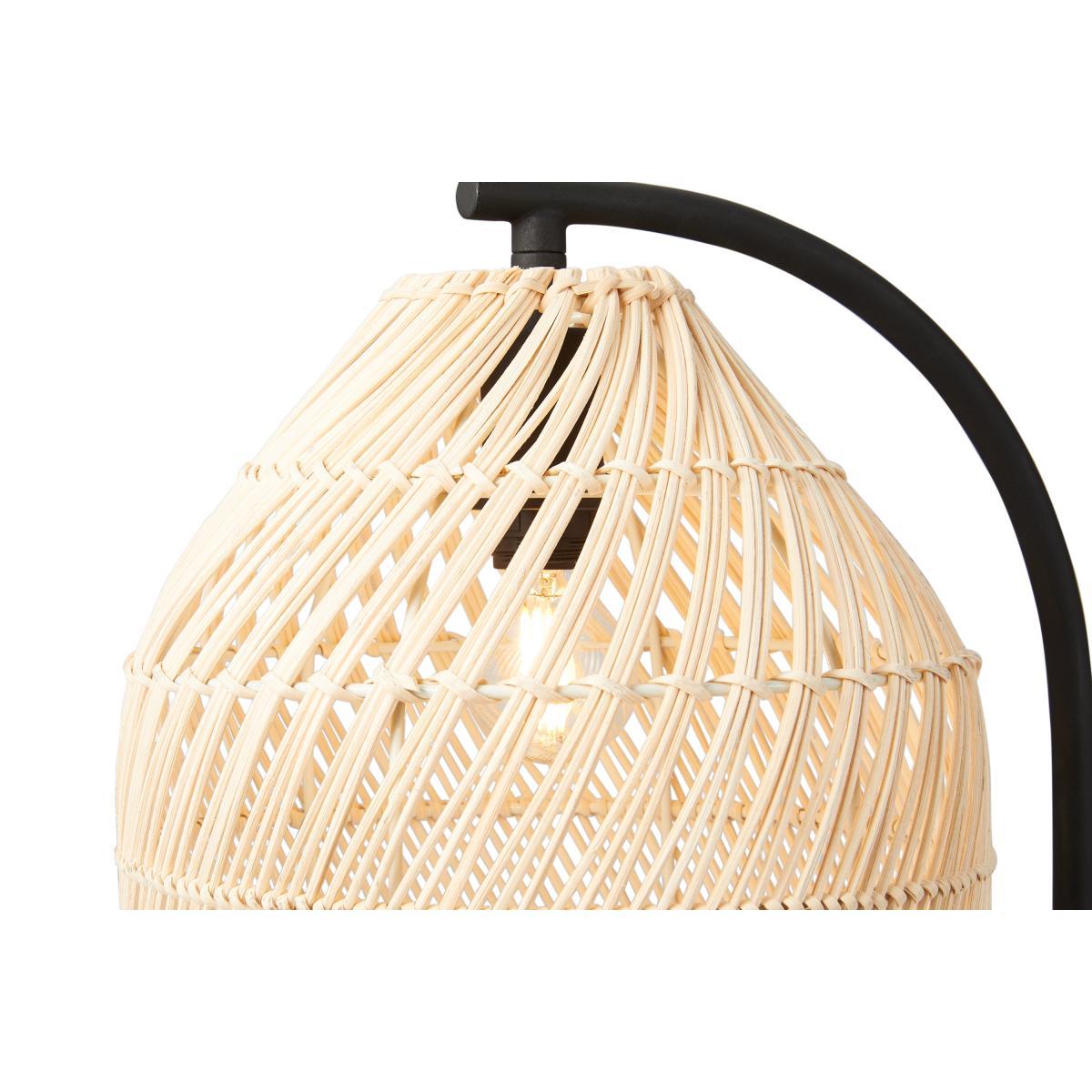 Java Overreach Table Lamp, Natural Rattan – image 5