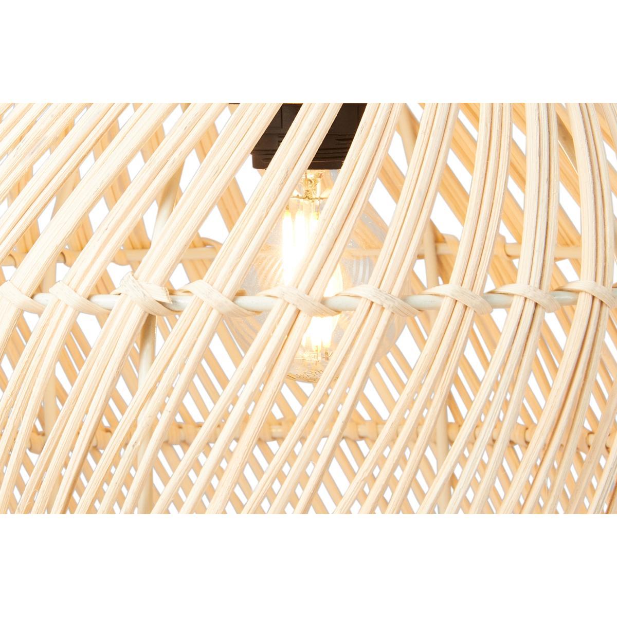 Java Overreach Table Lamp, Natural Rattan – image 7
