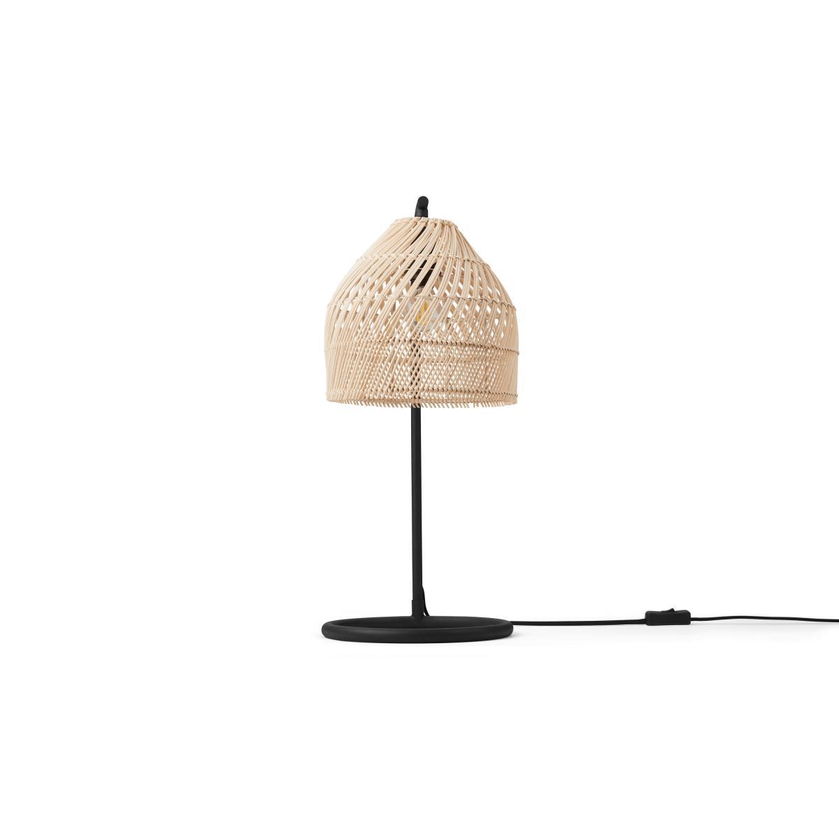 Java Overreach Table Lamp, Natural Rattan – image 9