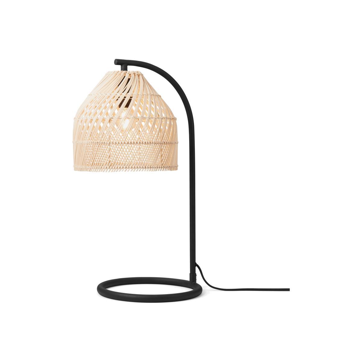 Java Overreach Table Lamp, Natural Rattan – image 1