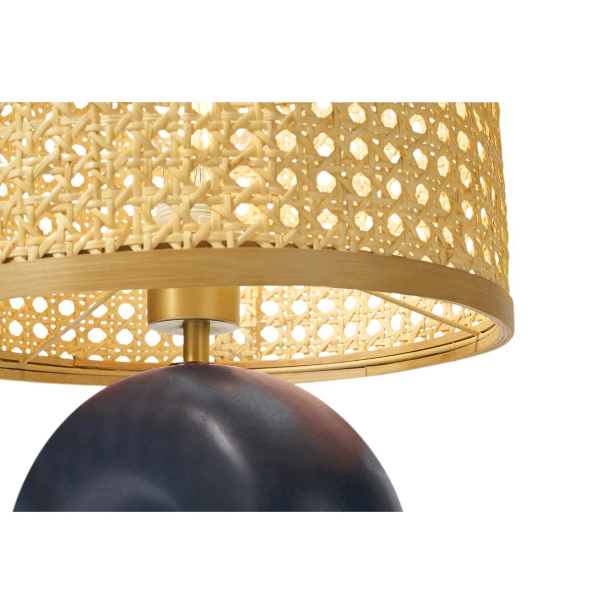 Otha Ceramic Table Lamp, Blue – image 7