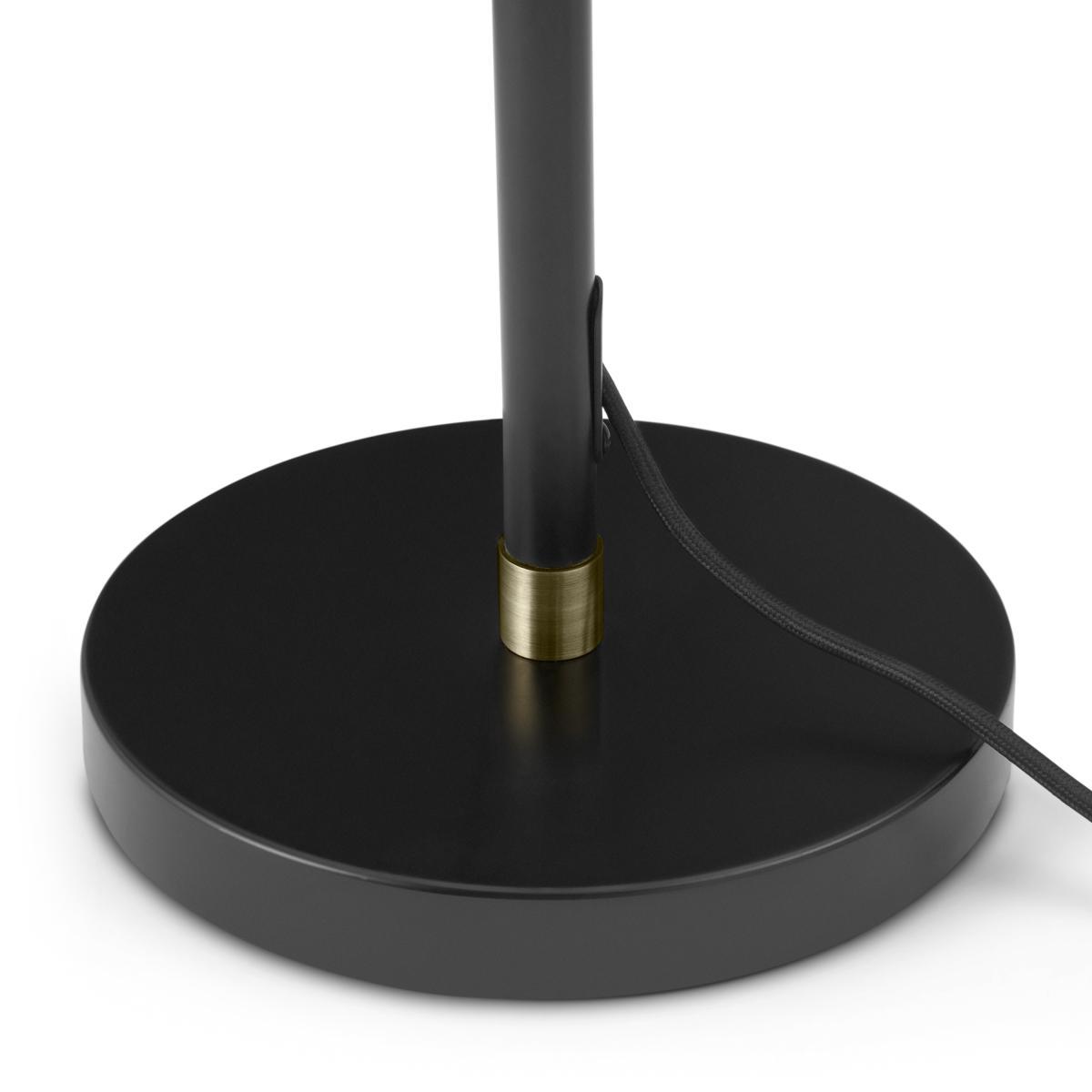 Teo Table Lamp, Antique Brass & White – image 4