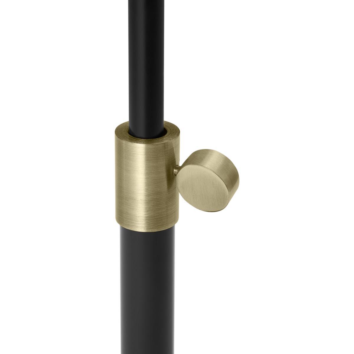 Teo Table Lamp, Antique Brass & White – image 5