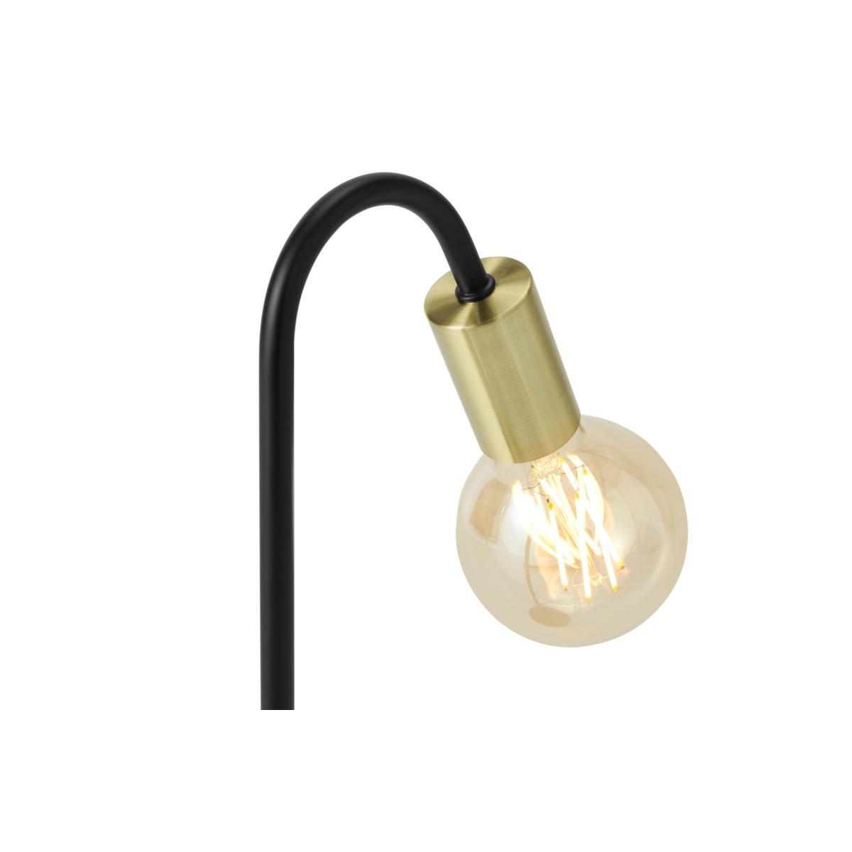 Octavia Table Lamp, Black & Brass – image 5