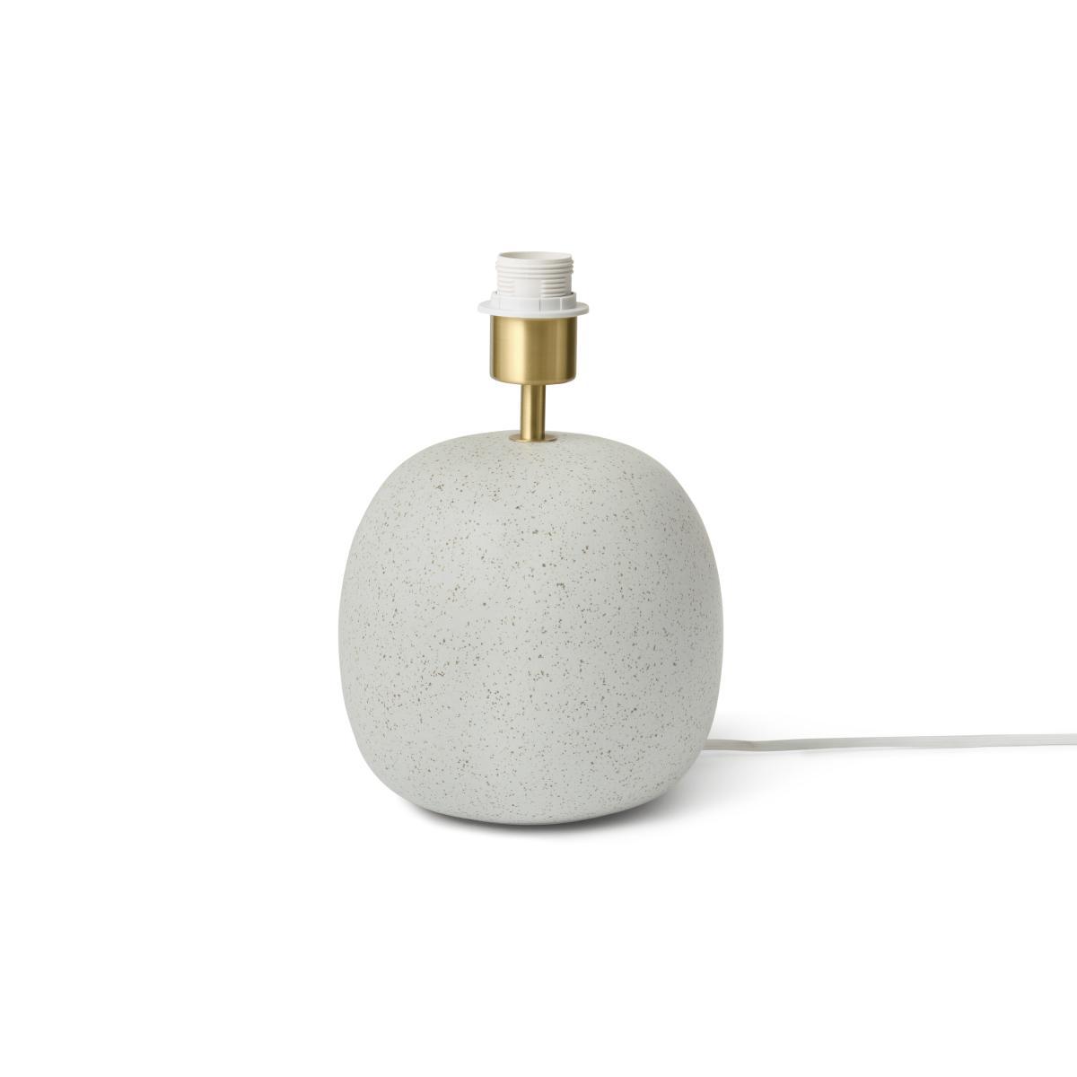 Kaili Round Table Lamp Base, Off-White Reactive Glaze – image 3