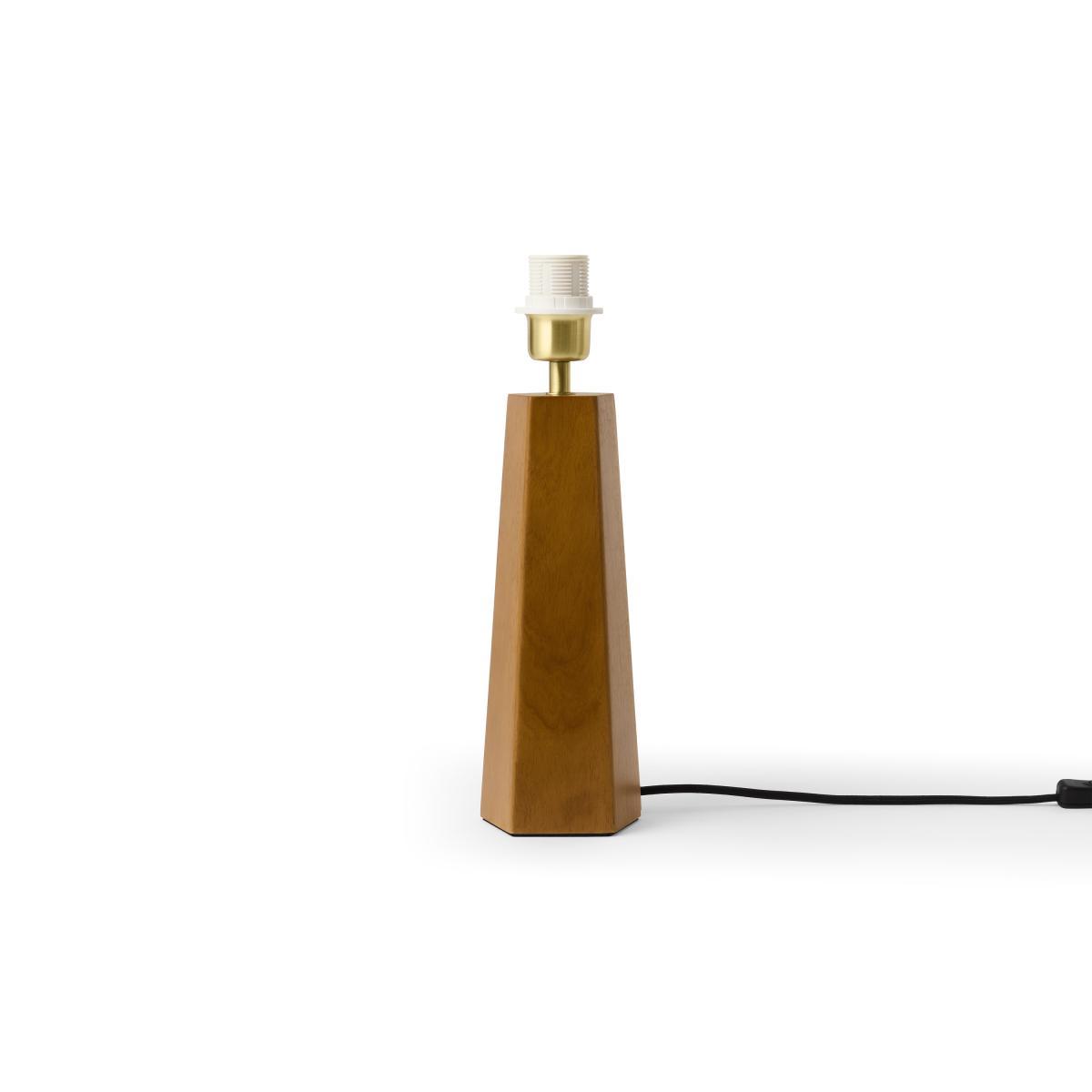 Zoya Table Lamp Base, Walnut Stain – image 3