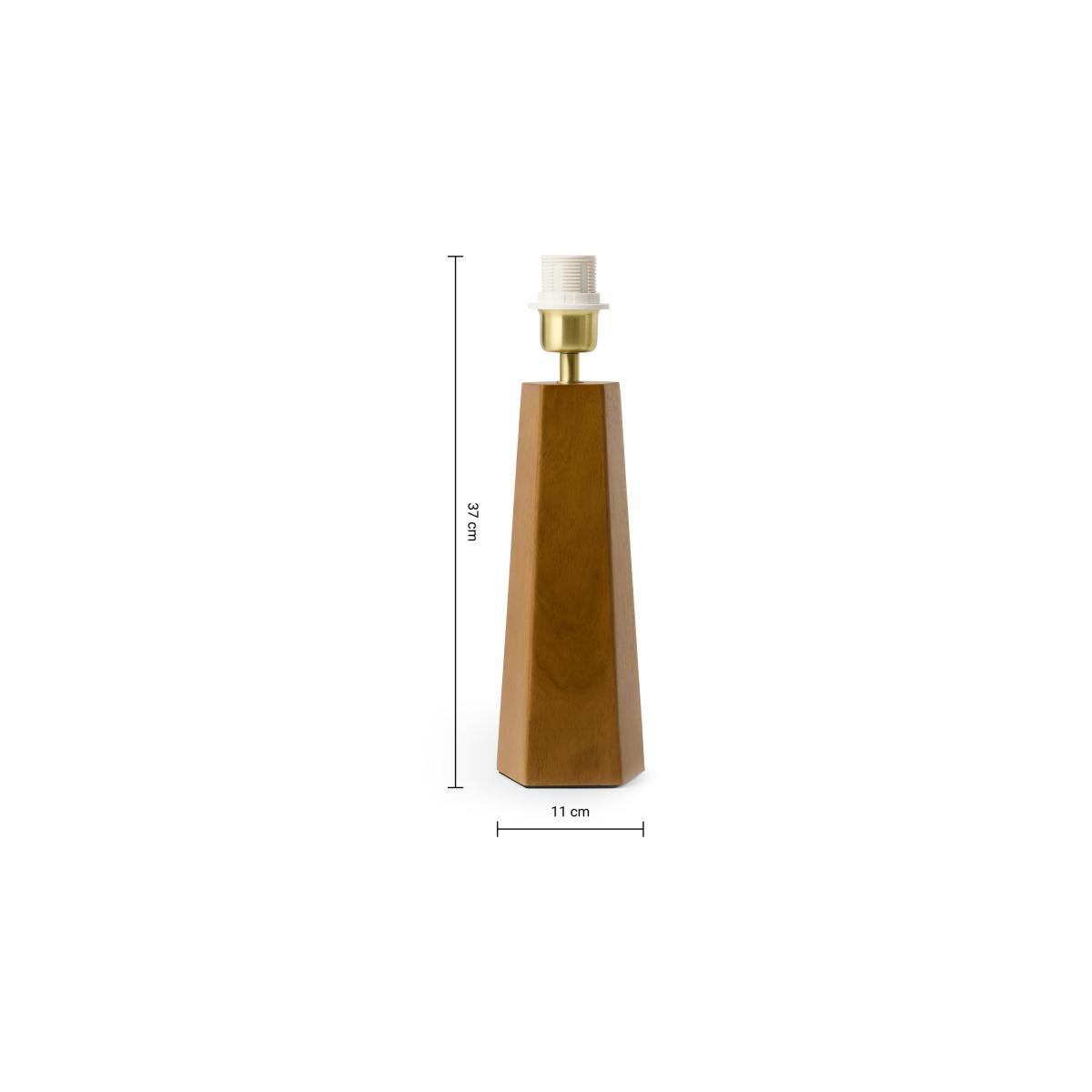 Zoya Table Lamp Base, Walnut Stain – image 9