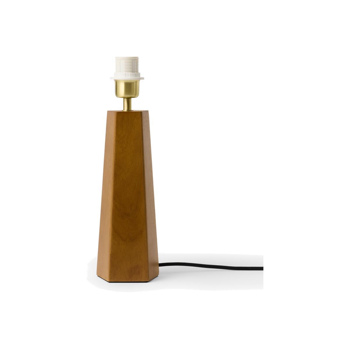 Zoya Table Lamp Base, Walnut Stain – image 1
