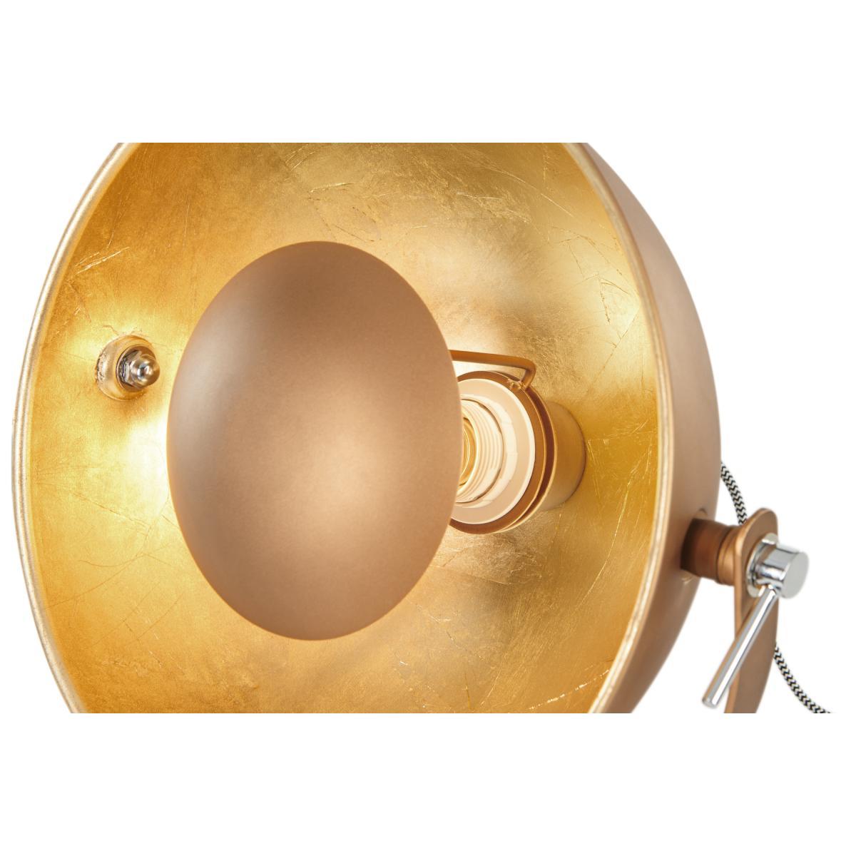 Chicago Table Lamp, Antique Copper & Gold – image 5