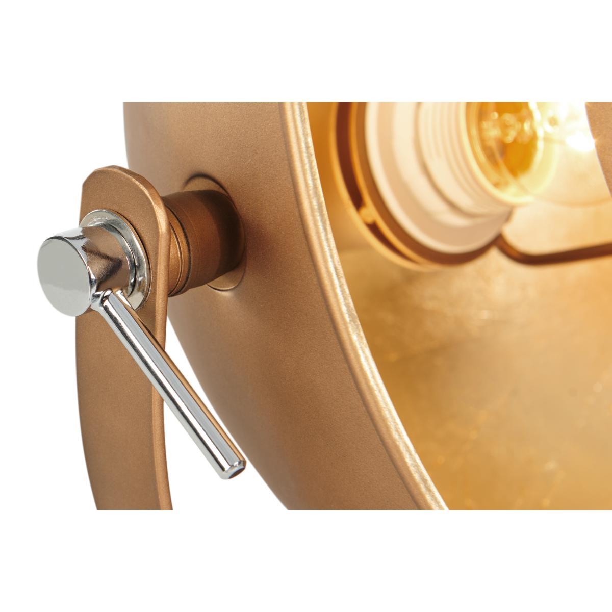 Chicago Table Lamp, Antique Copper & Gold – image 7