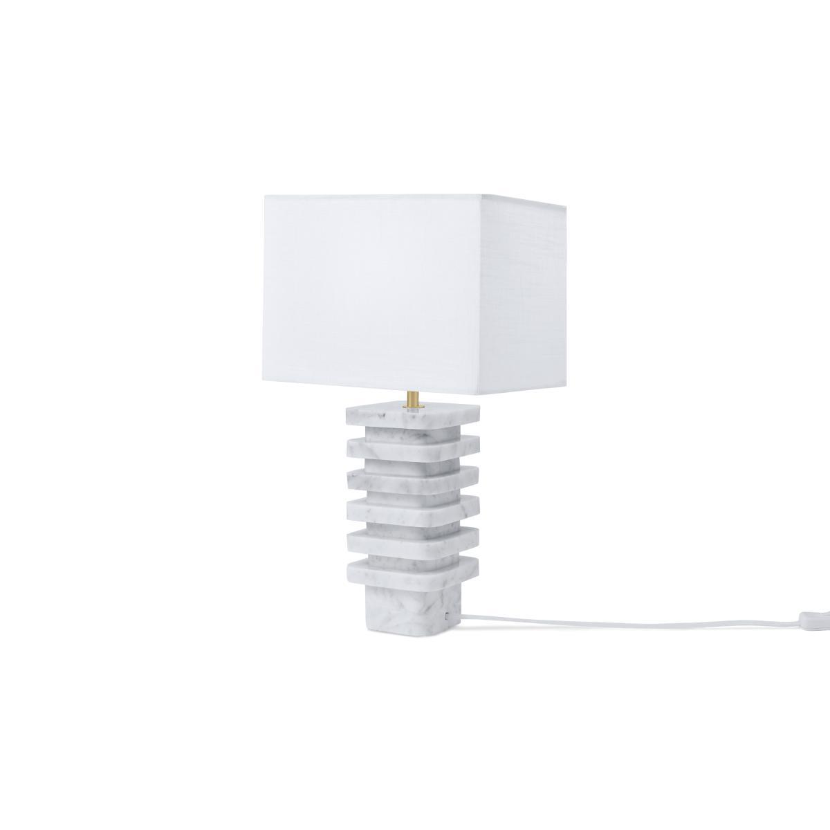 Vienna Table Lamp, White Marble – image 2