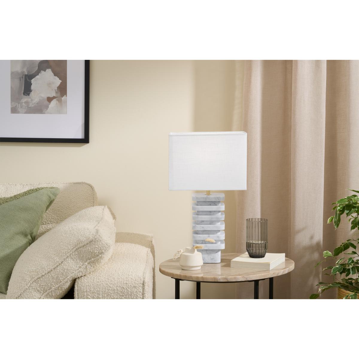Vienna Table Lamp, White Marble – image 3