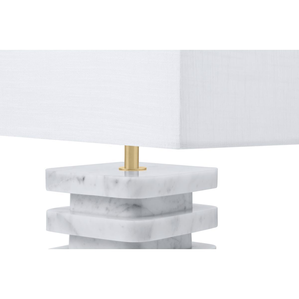 Vienna Table Lamp, White Marble – image 5