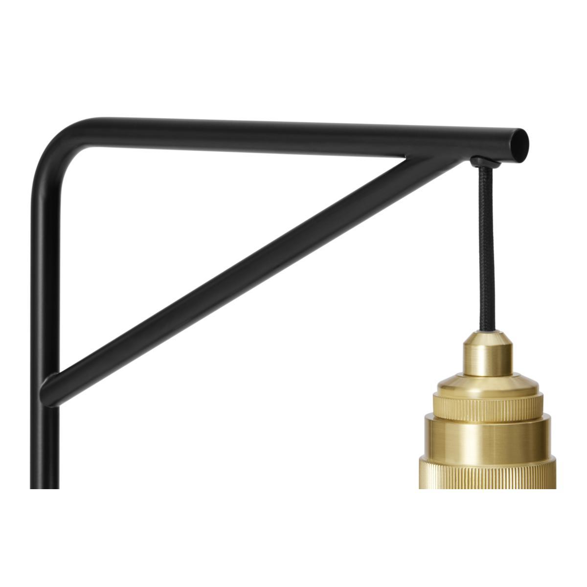 Othello Table Lamp, Black & Brushed Brass – image 4