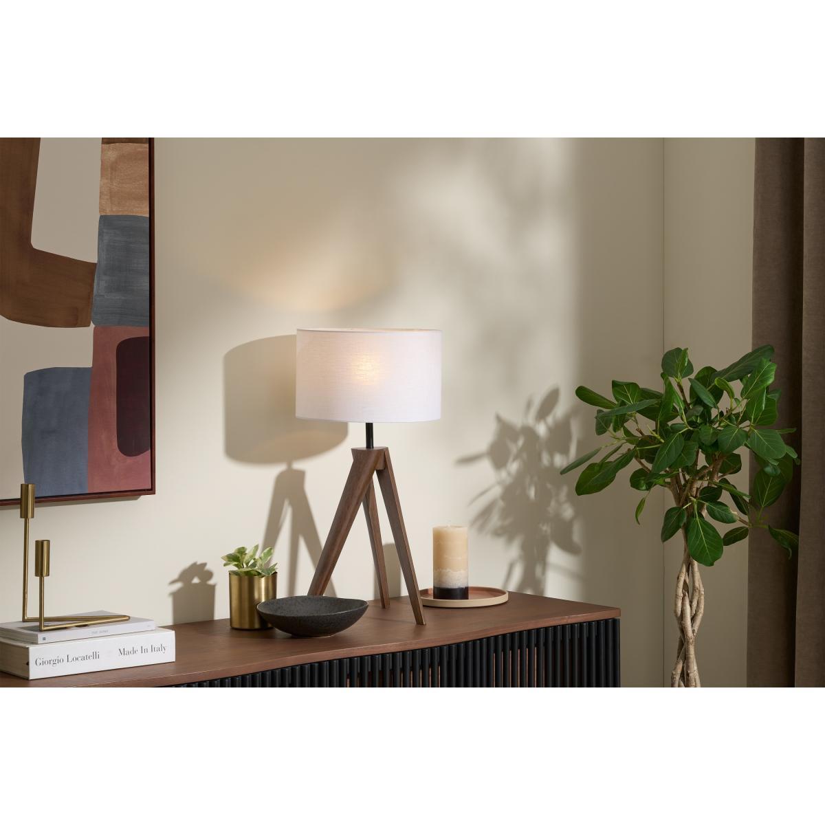 Madison Table Lamp Base, Walnut – image 2