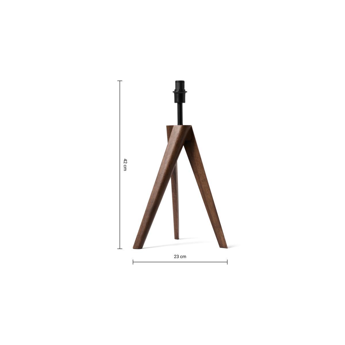 Madison Table Lamp Base, Walnut – image 9
