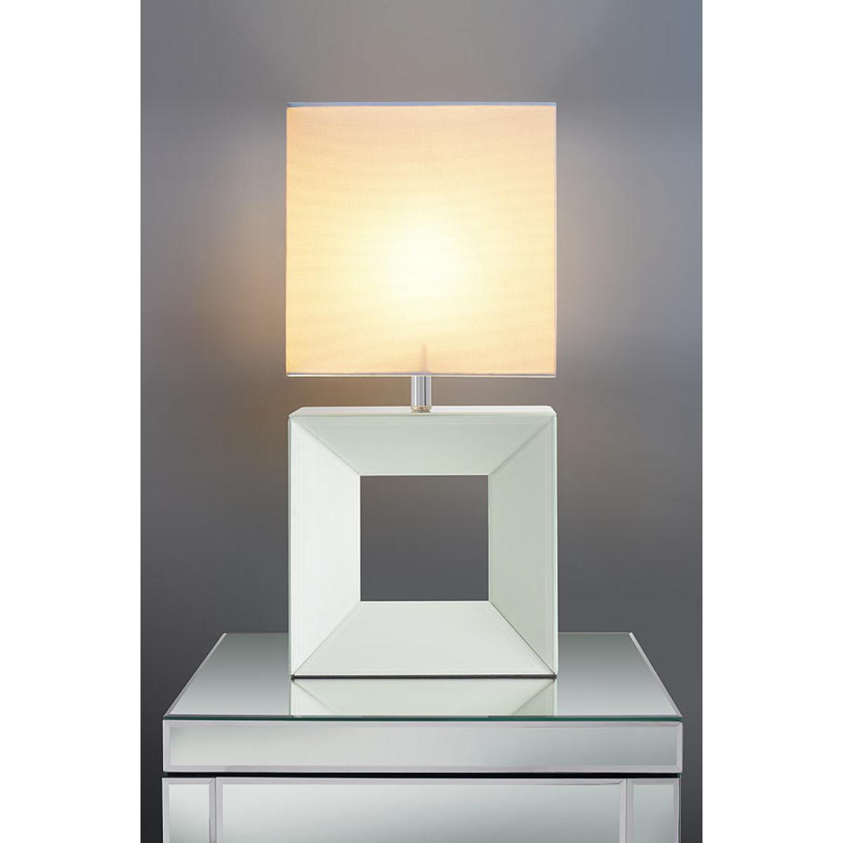 Otto White Glass Table Light – image 1