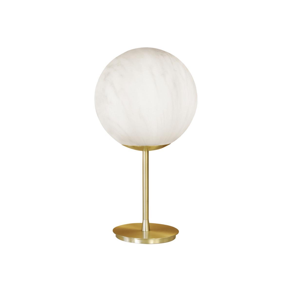 Mineral Lamp - / Marble-effect plastic - Ø 40 x H 75 cm by Slide White – image 1
