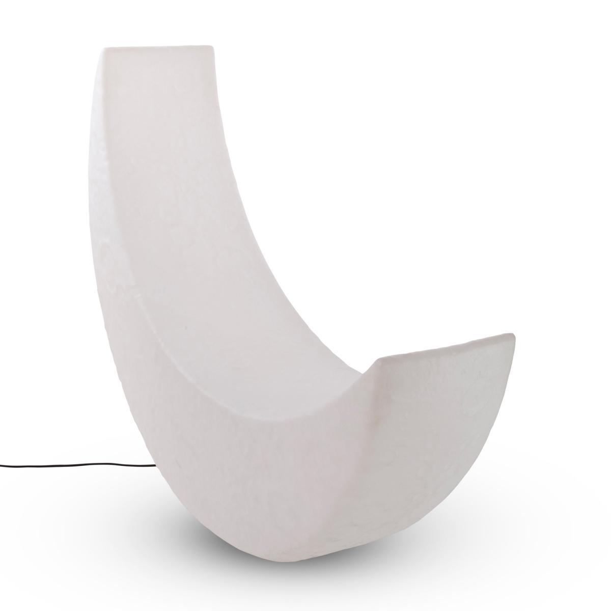 My Moon Lamp - / Luminous rocking chair - L 152 cm / Indoor-outdoor by Seletti White – image 9