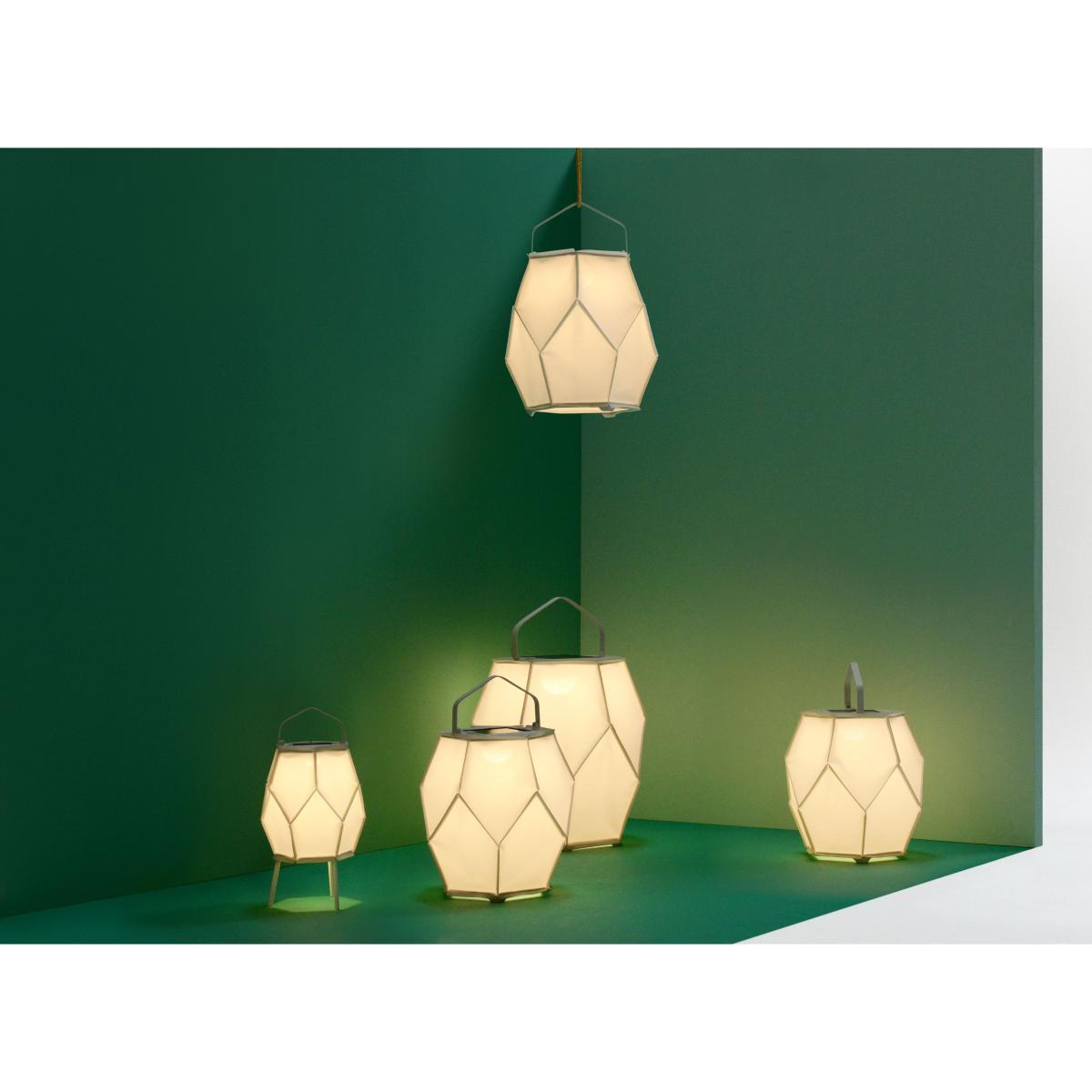 La Lampe Couture Small Solar lamp - / Ø 28 x H 48 cm by Maiori White – image 4