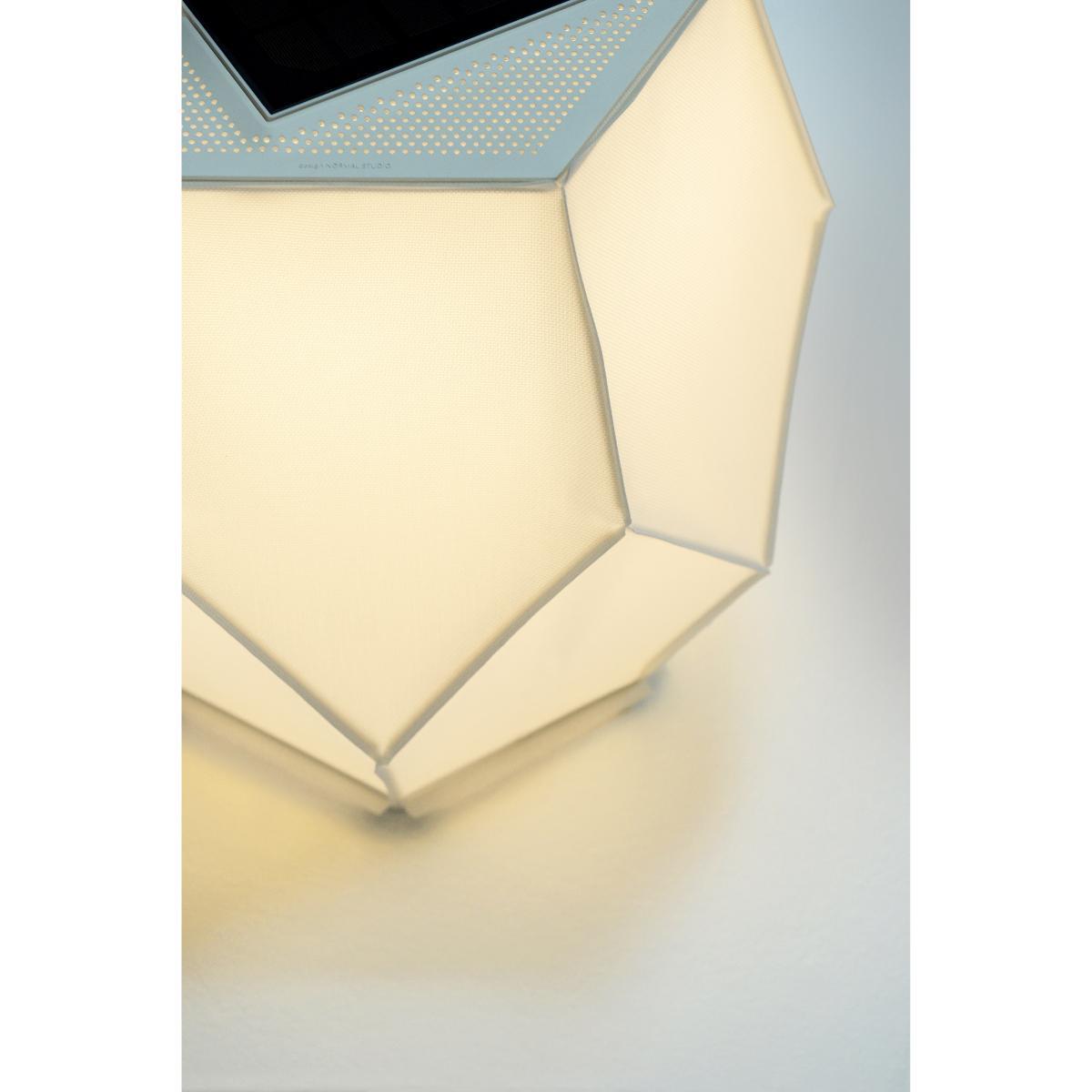 La Lampe Couture Small Solar lamp - / Ø 28 x H 48 cm by Maiori White – image 8