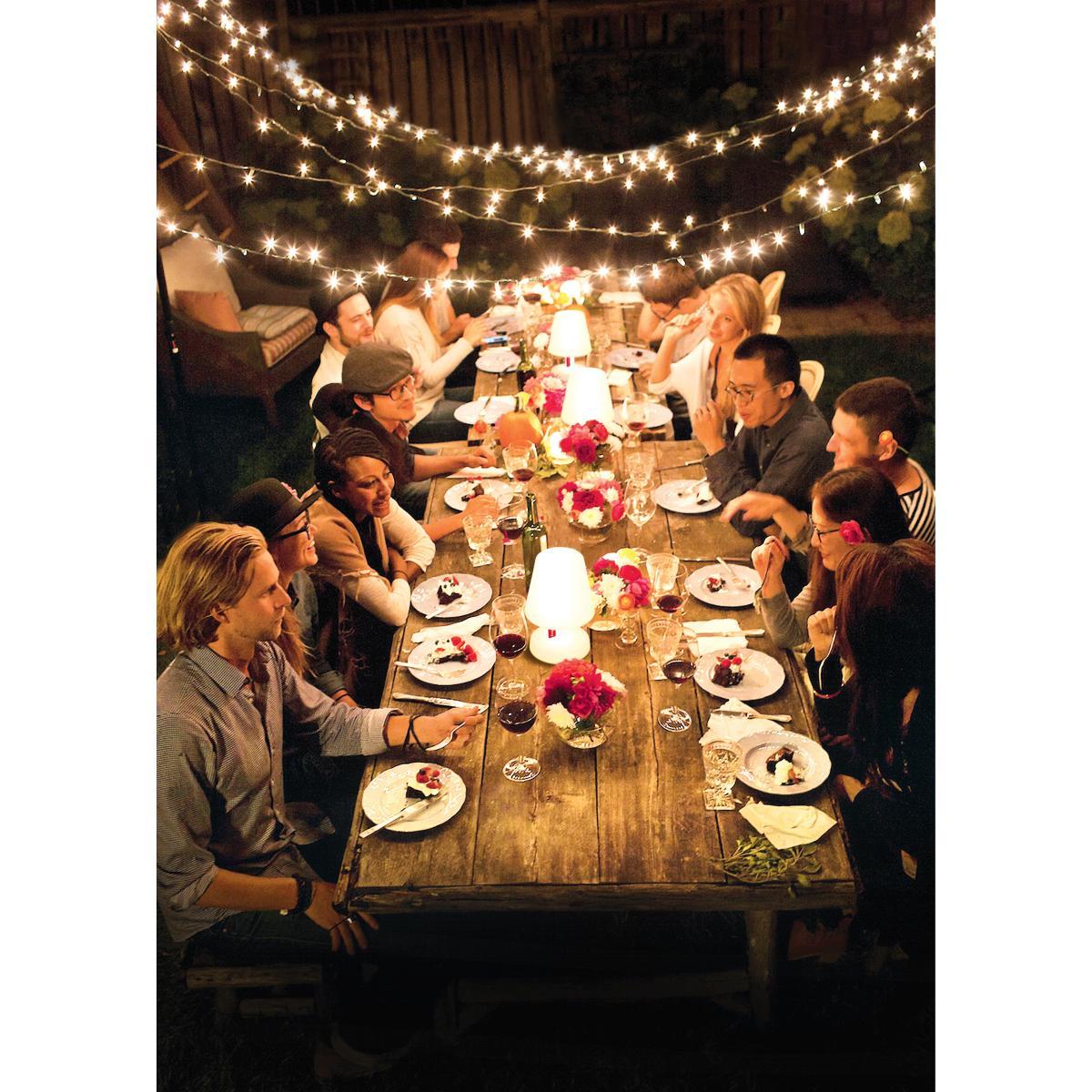Edison the Petit II Wireless lamp - H 25 cm / LED - Wireless by Fatboy White – image 6
