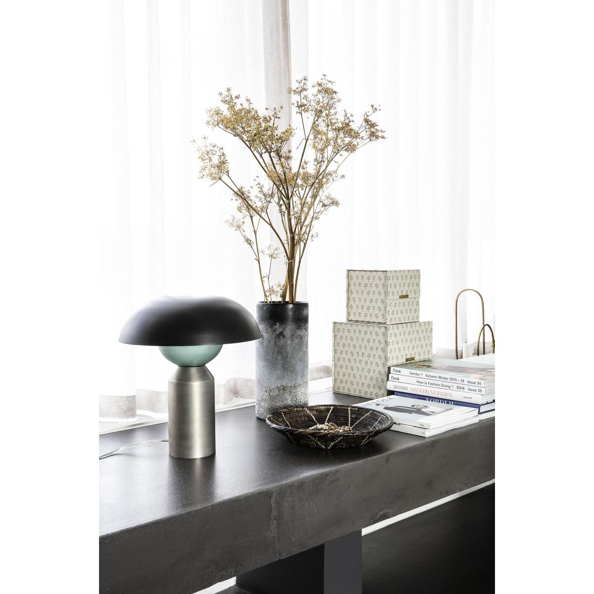 Little fellow Table lamp - / H 35 cm by House Doctor Blue/Black/Silver/Metal – image 2