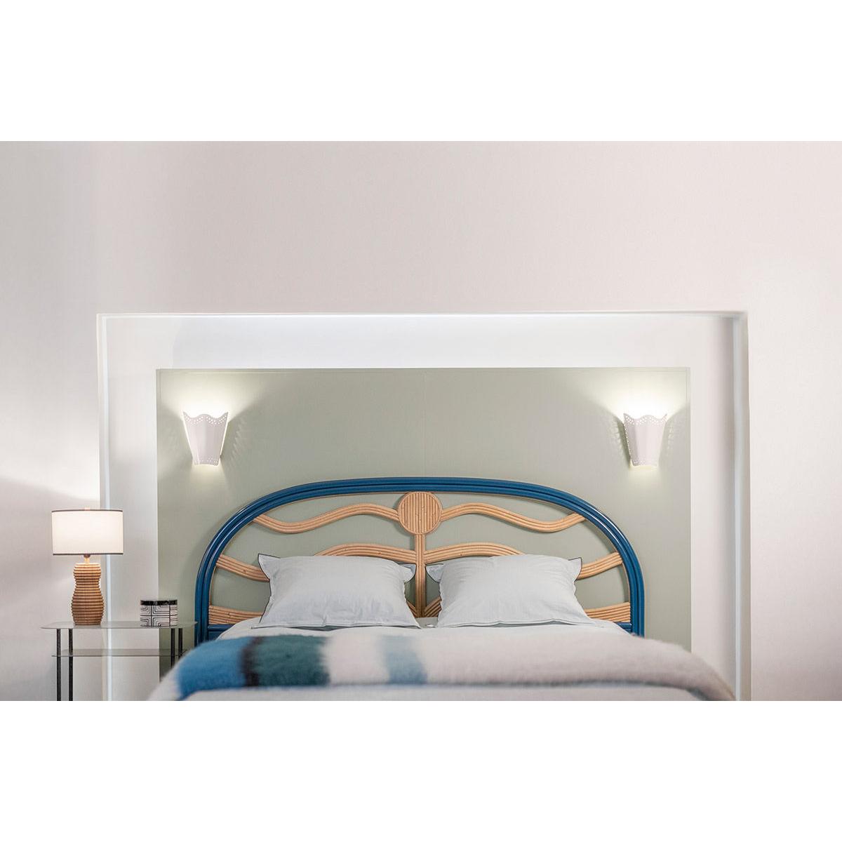Méli Table lamp - / Ø 23 x H 46.5 cm - Oak & fabric by Maison Sarah Lavoine Natural wood – image 5