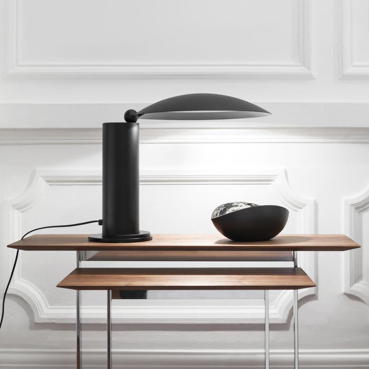 Washington LED Table lamp metal black / Jean-Michel Wilmotte, 1983 - Lumen Center Italia – image 2