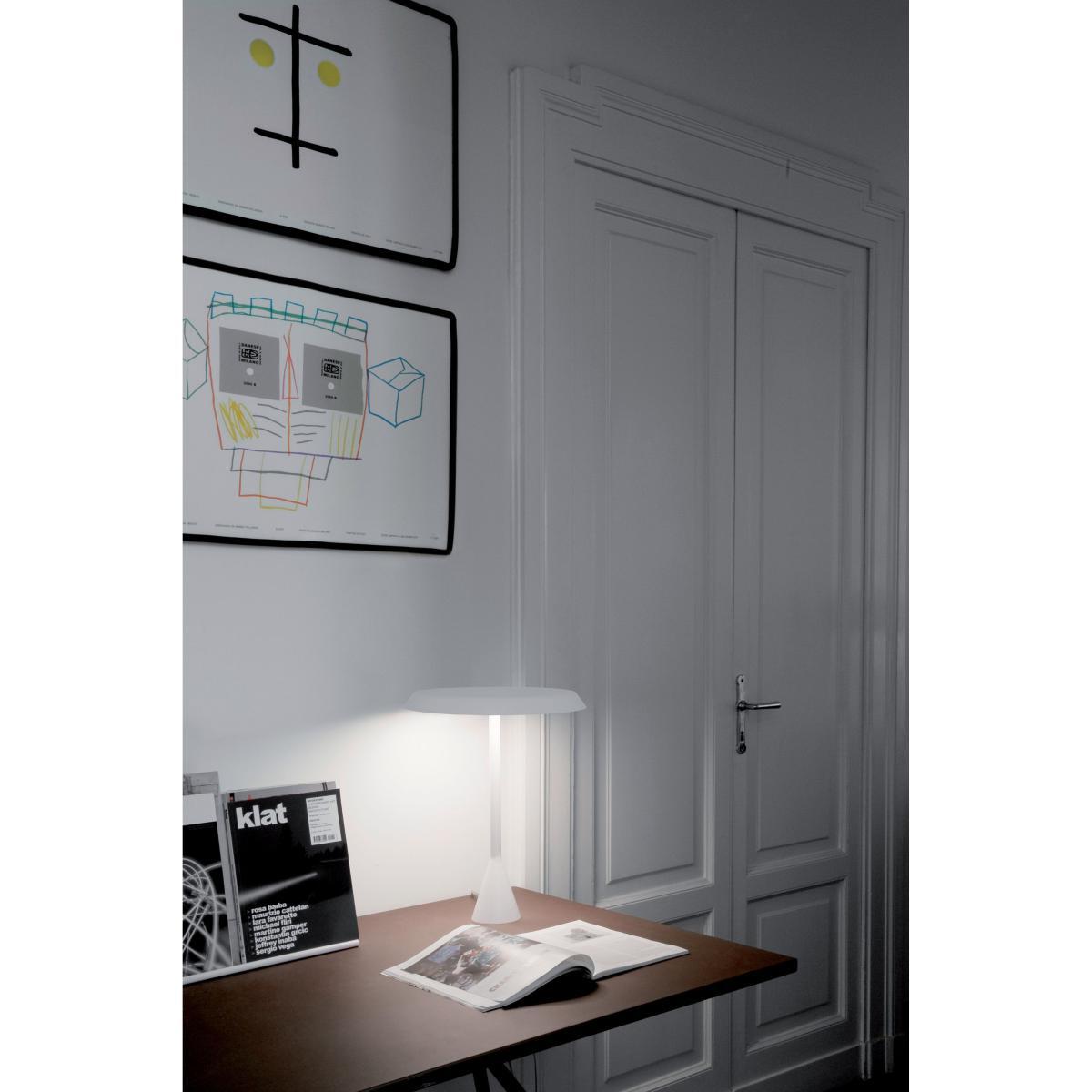 Panama LED Table lamp - / Aluminium - H 45 cm by Nemo White – image 4