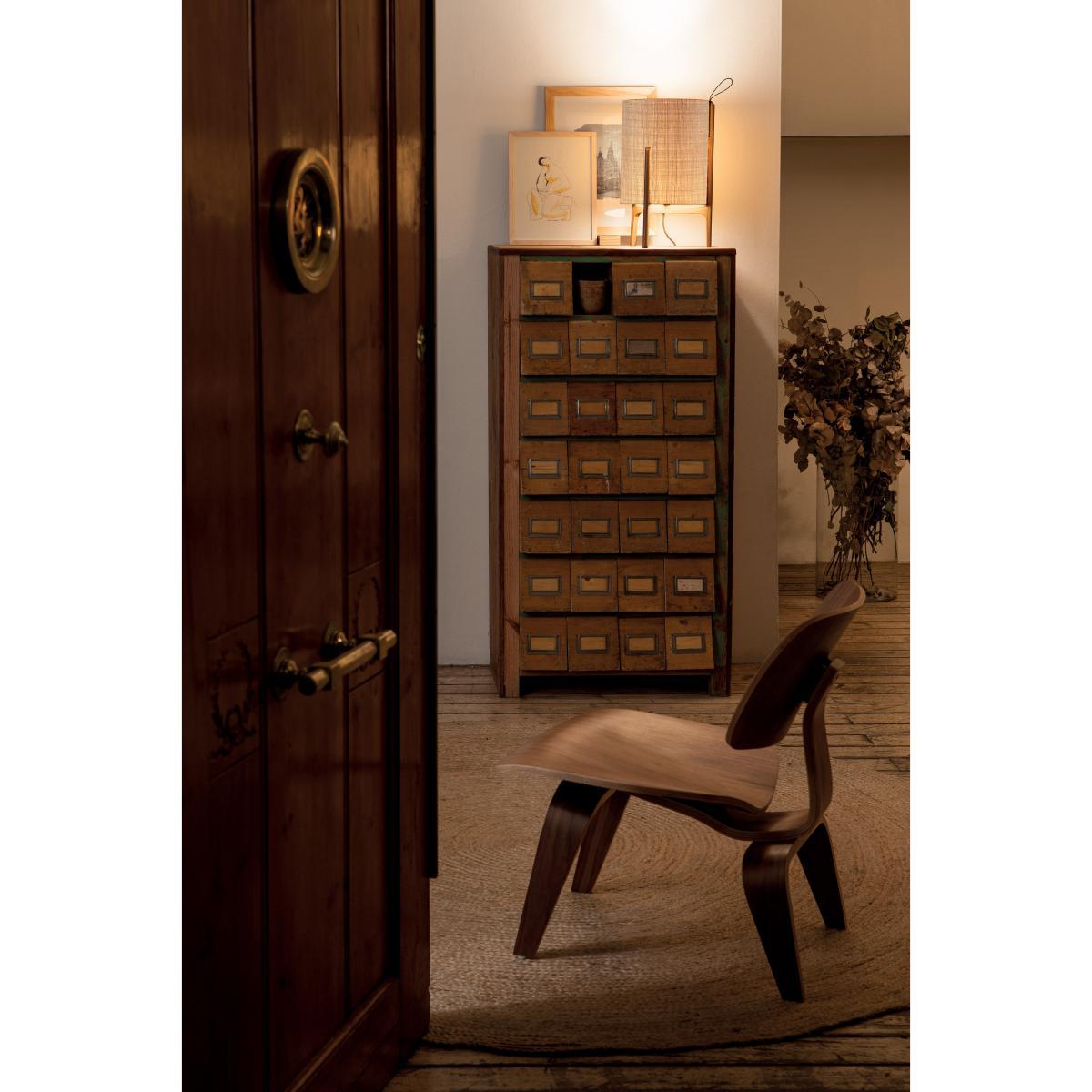 Greta Table lamp - / Ø 33 x H 58 cm by Carpyen Beige/Natural wood – image 4