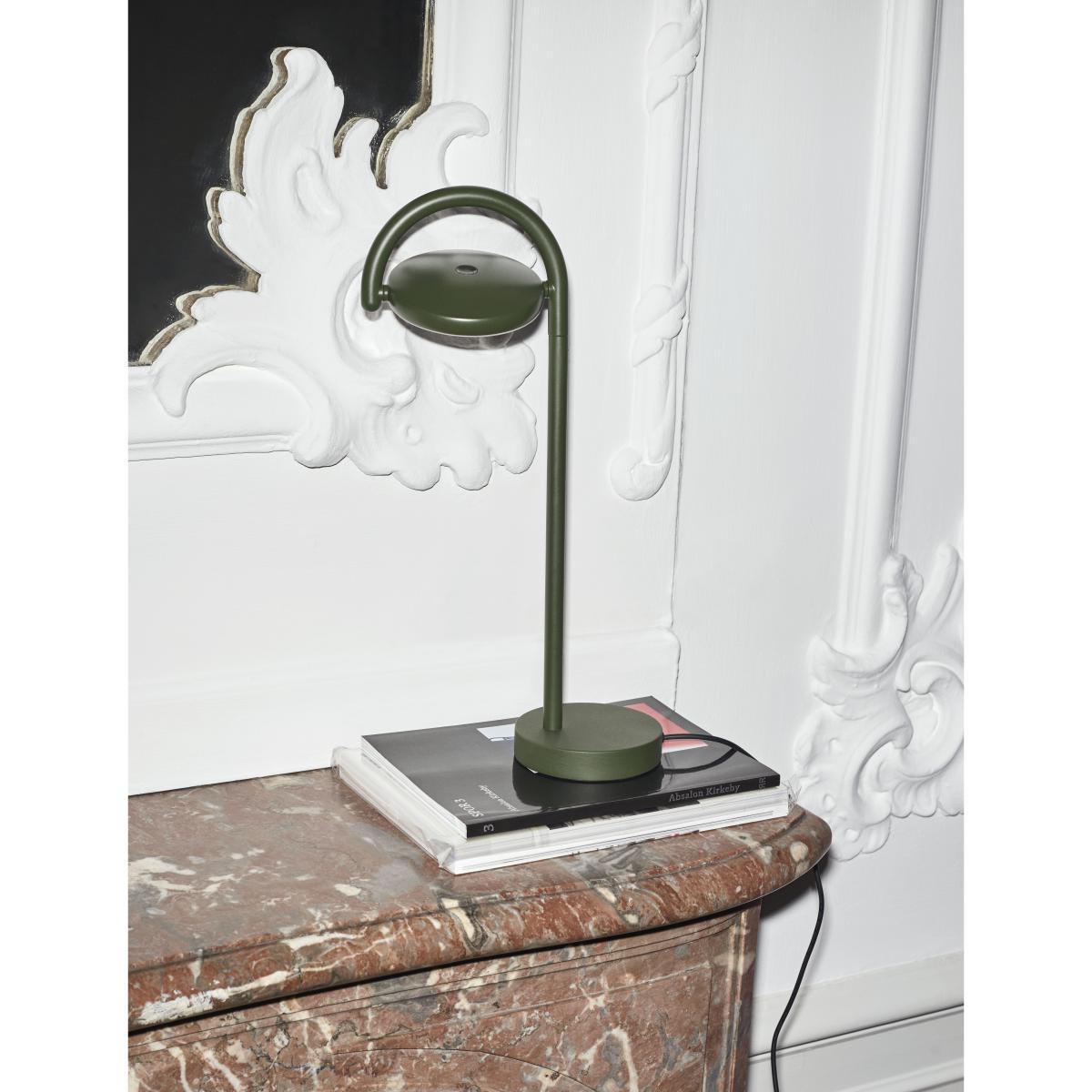 Marselis Table lamp - / Adjustable diffuser - H 38 cm by Hay Black – image 5