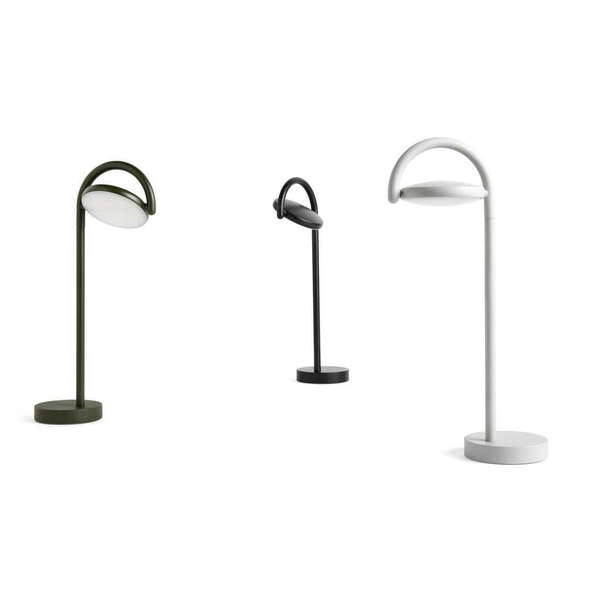 Marselis Table lamp - / Adjustable diffuser - H 38 cm by Hay Black – image 6