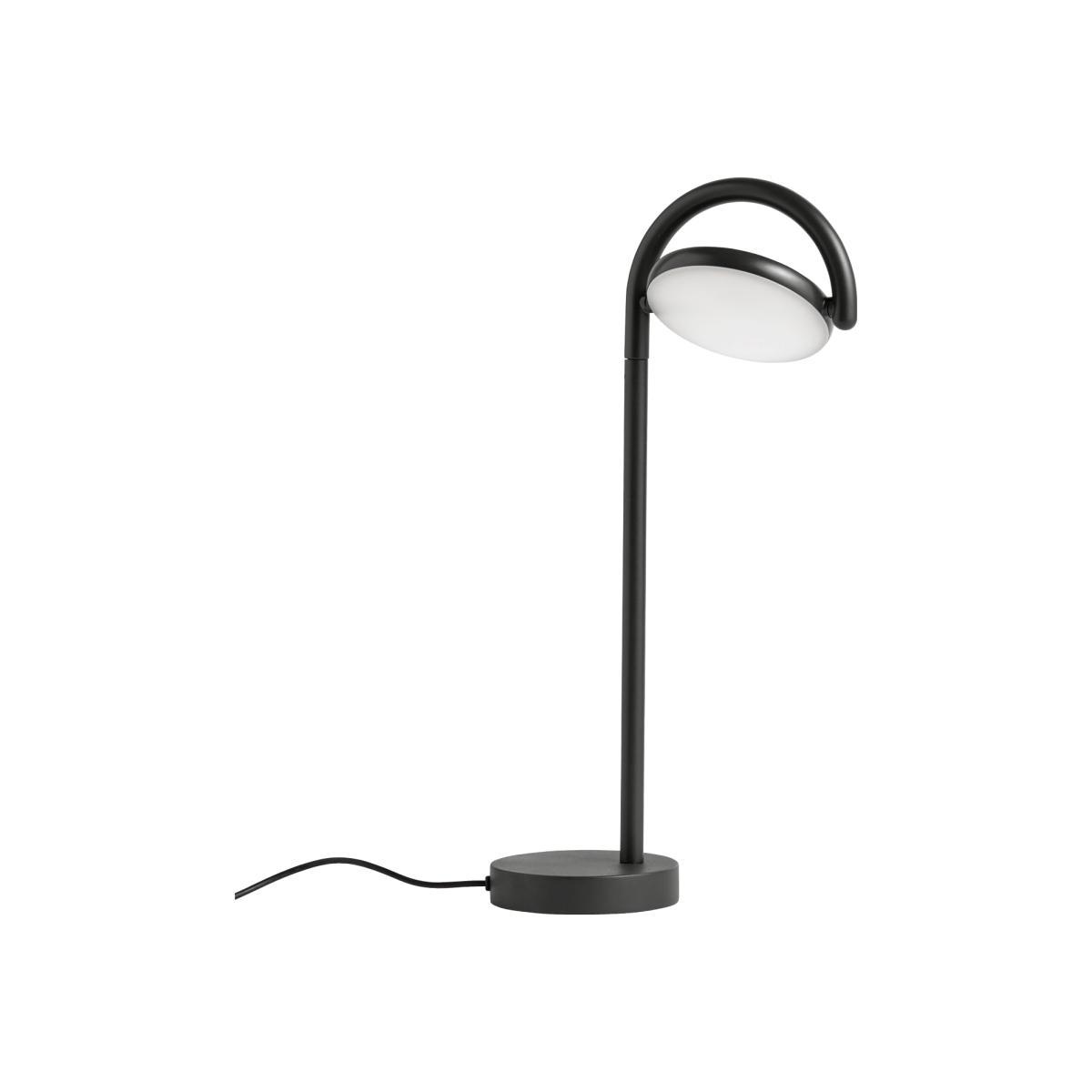 Marselis Table lamp - / Adjustable diffuser - H 38 cm by Hay Black – image 1