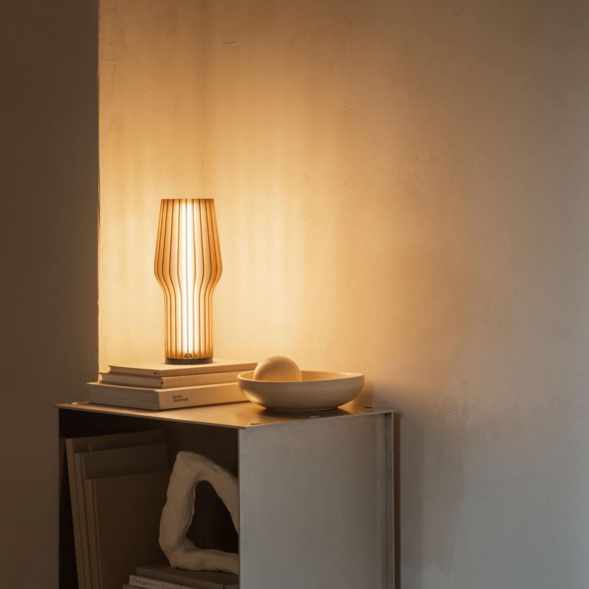 Radiant LED Wireless lamp - / Oak - Ø 9.5 x H 28.5 cm by Eva Solo Natural wood – image 6