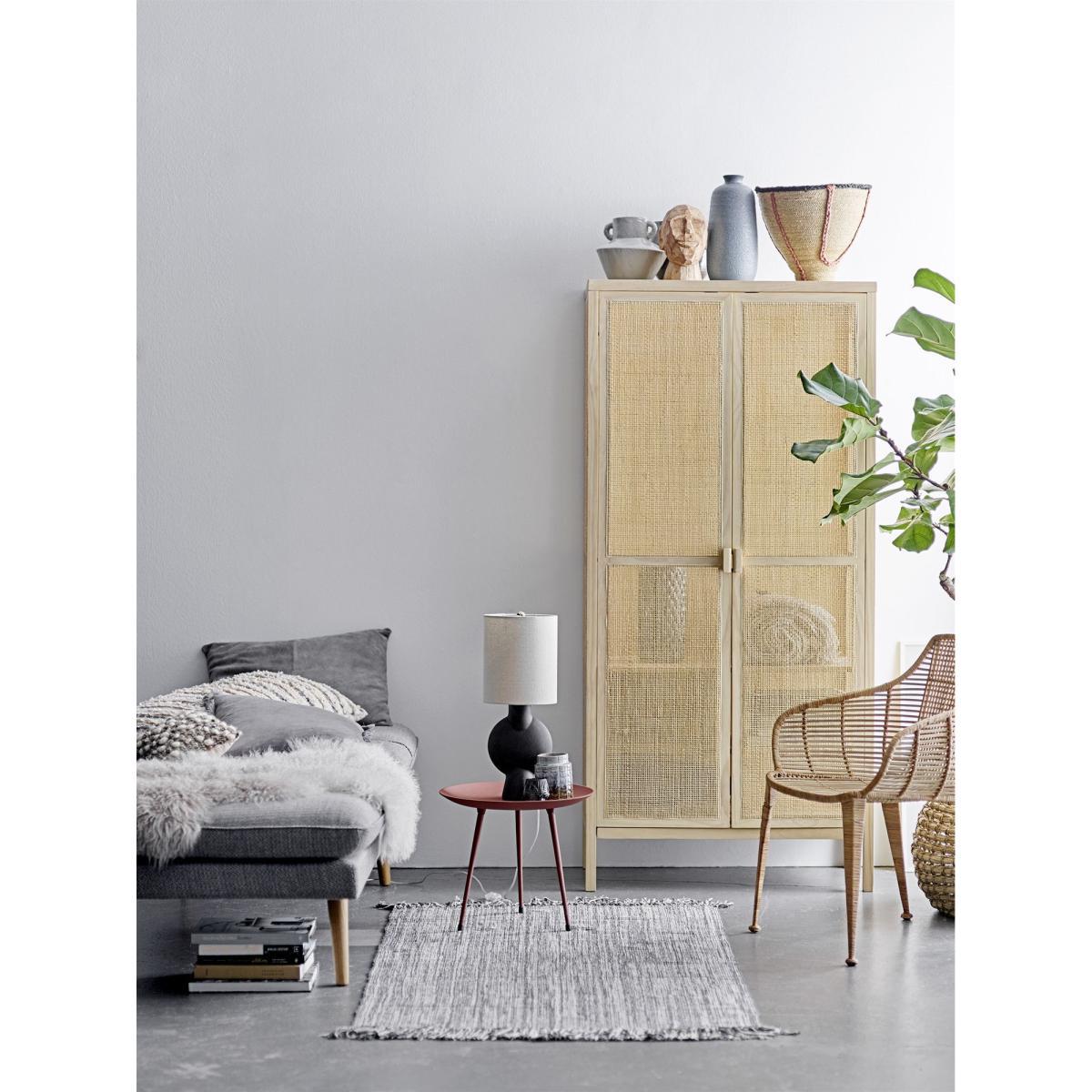 Table lamp - / Linen & terracotta - H 54 by Bloomingville Beige – image 3