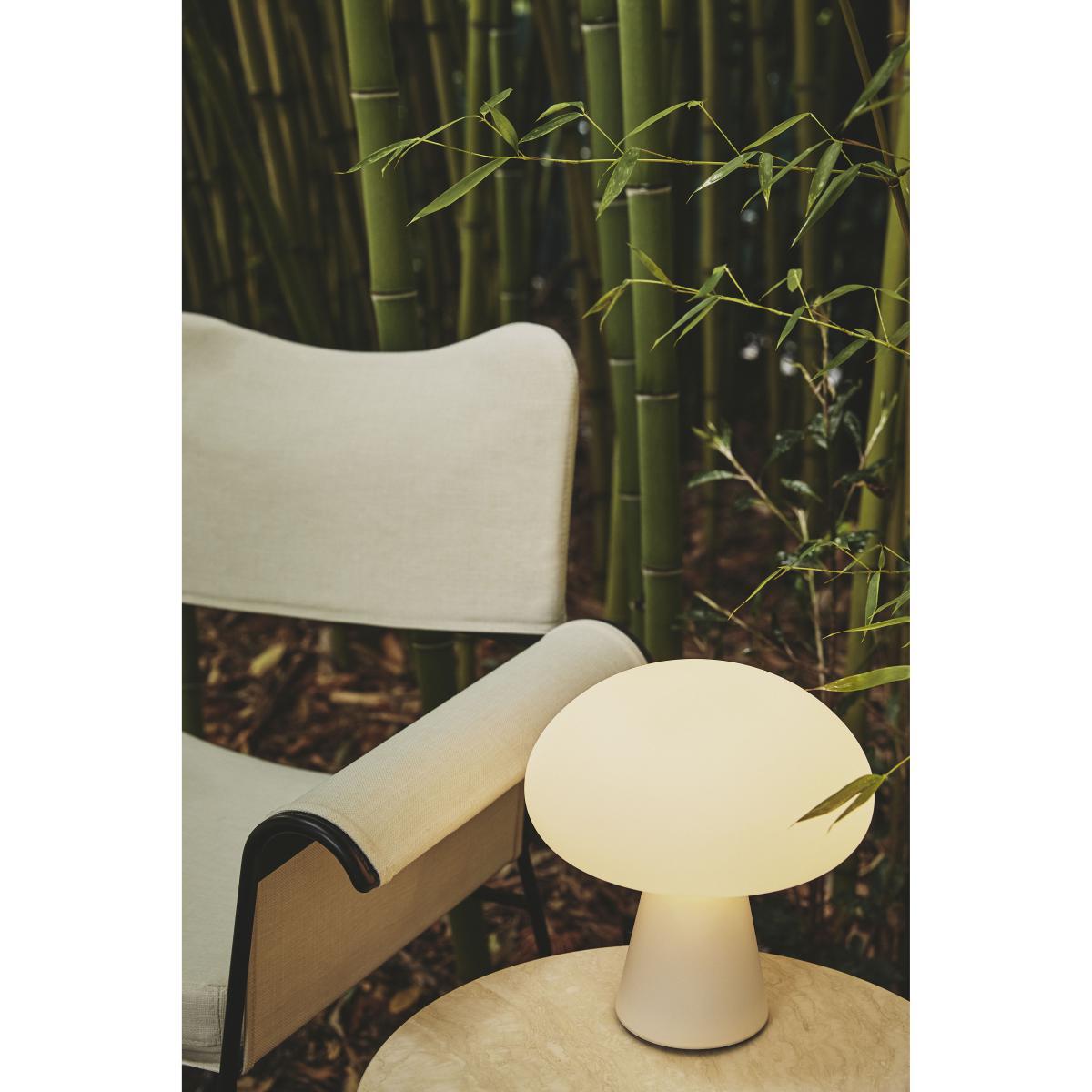 Obello LED Wireless lamp - / Bill Curry, 1971 - Hand-blown glass by Gubi White – image 4