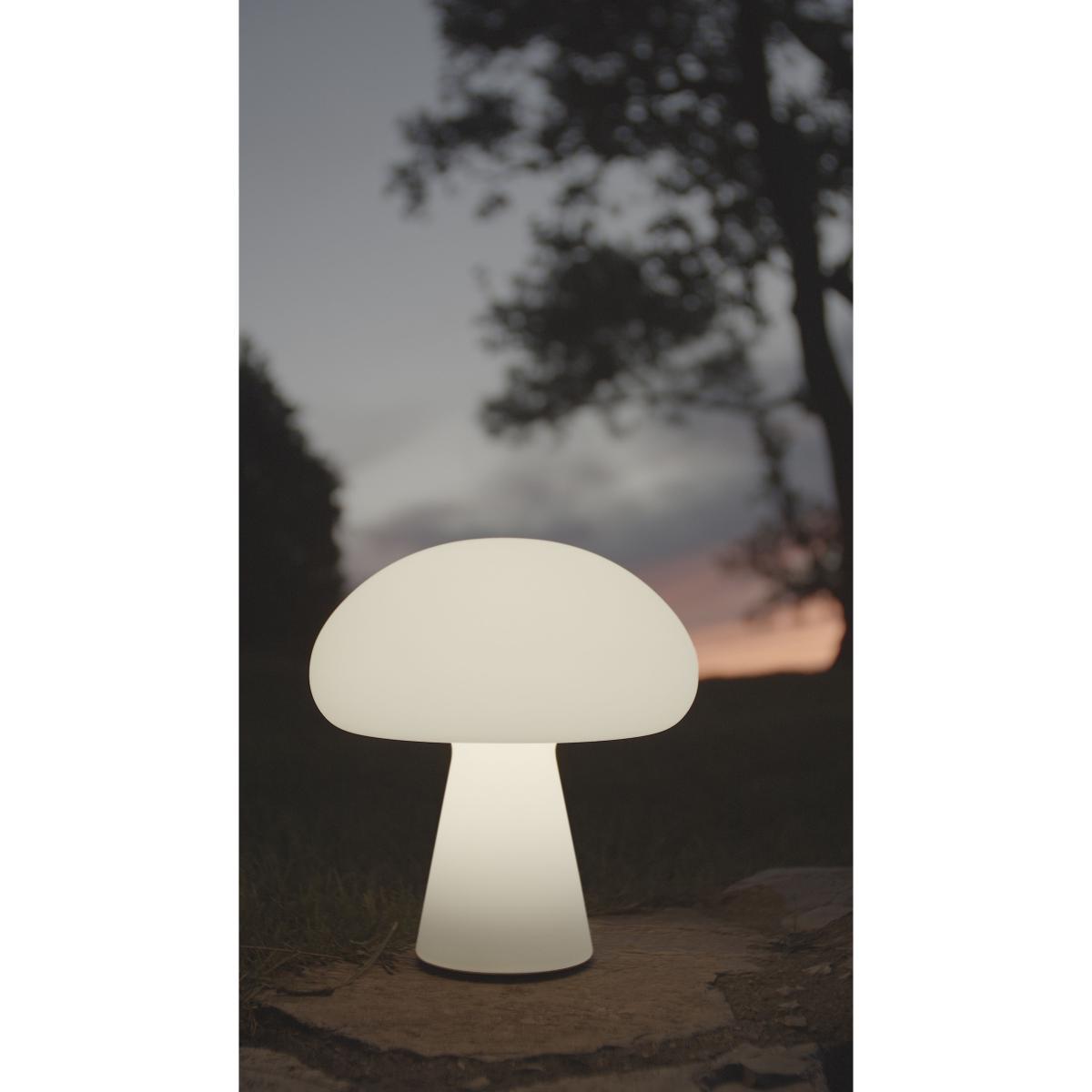 Obello LED Wireless lamp - / Bill Curry, 1971 - Hand-blown glass by Gubi White – image 5