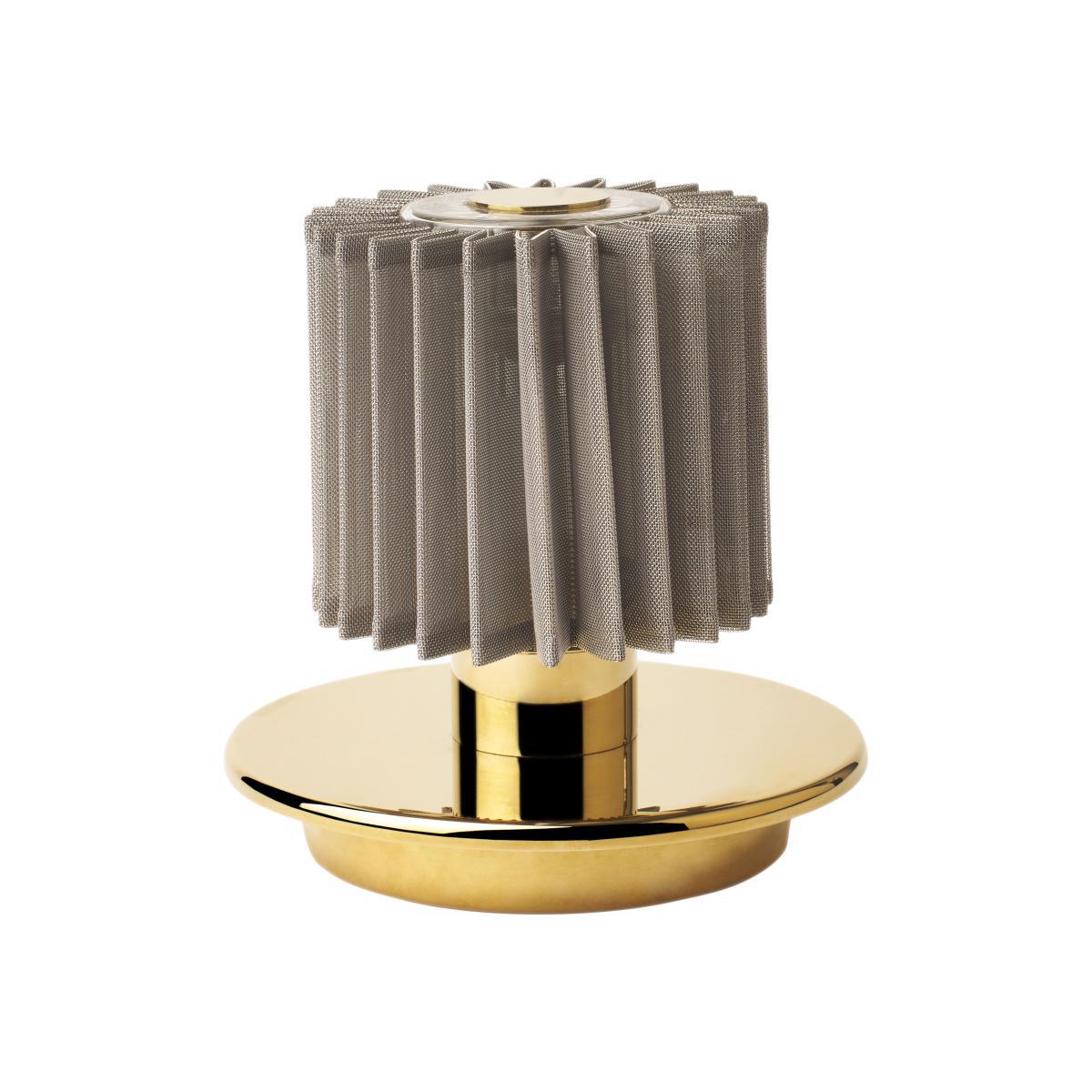 In The Sun Table Wireless lamp - / LED - USB charging by DCW éditions Gold/Metal – image 1