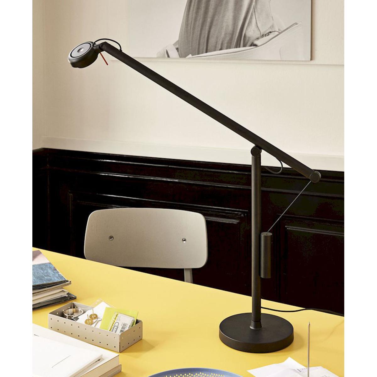 Fifty-Fifty Table lamp - Mini / Adjustable- H 45 cm by Hay Grey – image 2