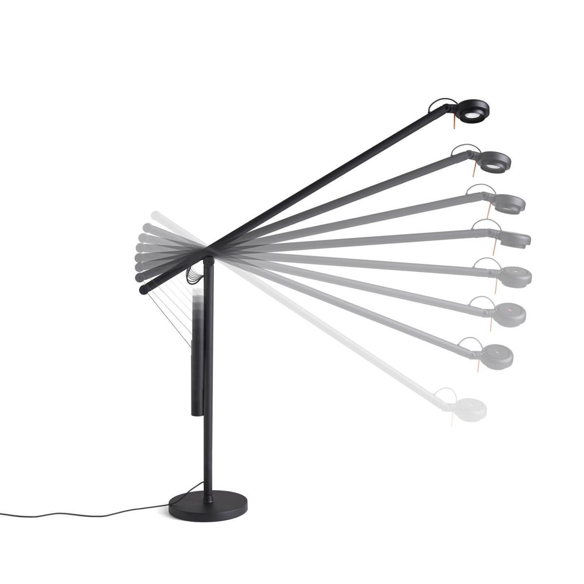 Fifty-Fifty Table lamp - Mini / Adjustable- H 45 cm by Hay Grey – image 3