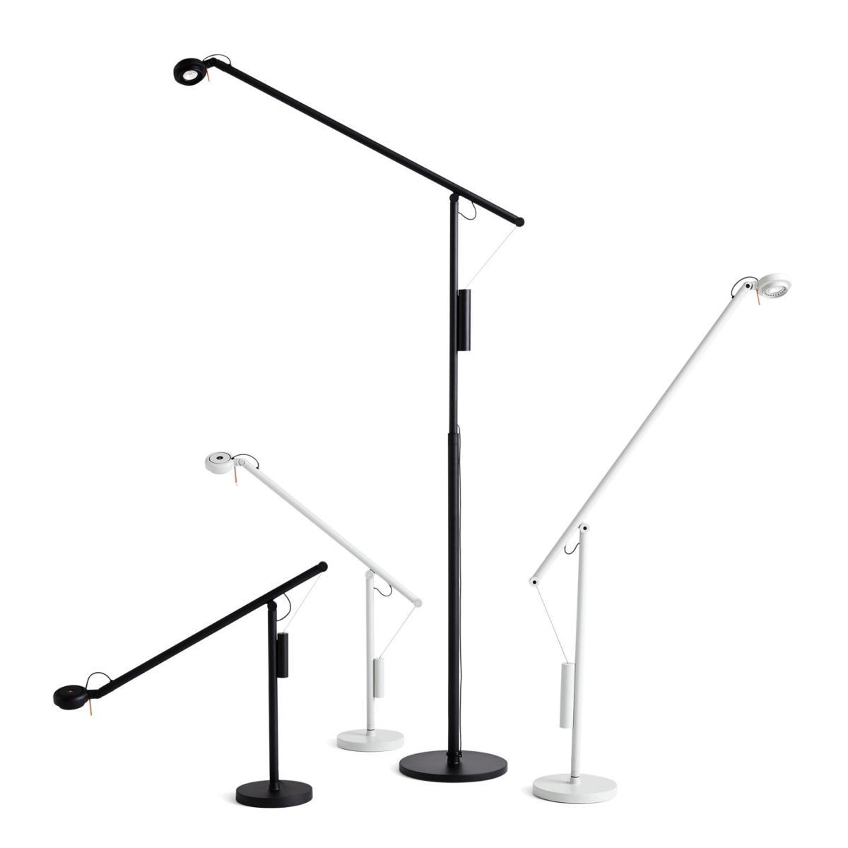 Fifty-Fifty Table lamp - Mini / Adjustable- H 45 cm by Hay Grey – image 4