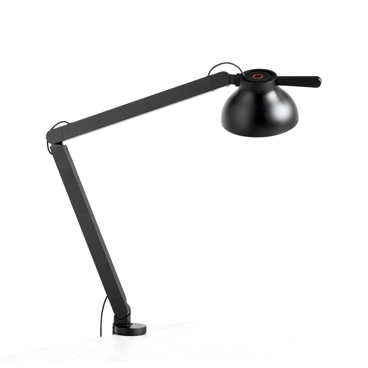 PC Architect lamp - / Clamp base - Double arm by Hay Black – image 2